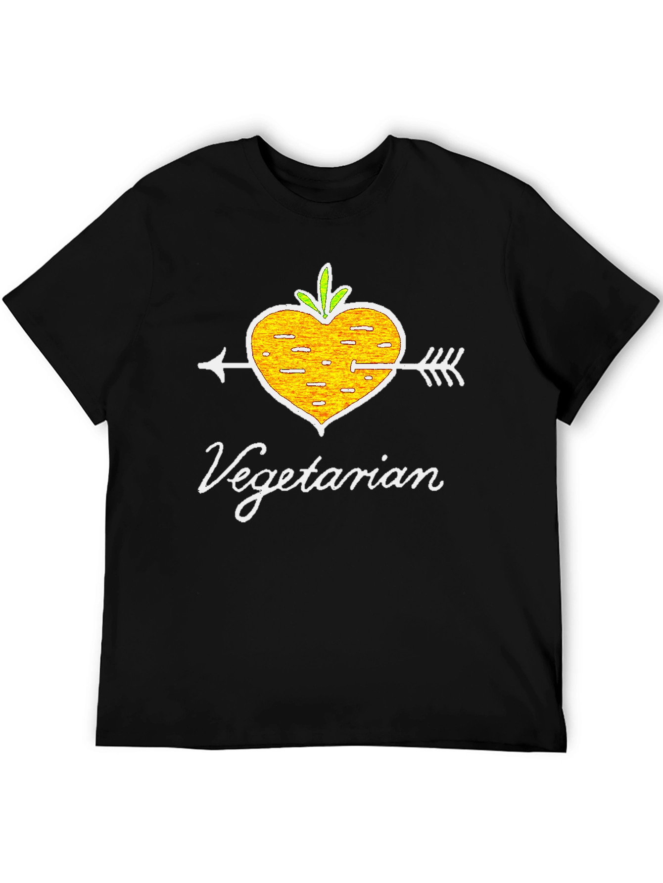 Vegetarian Heart Arrow T-Shirt - Vegan Lifestyle Tee