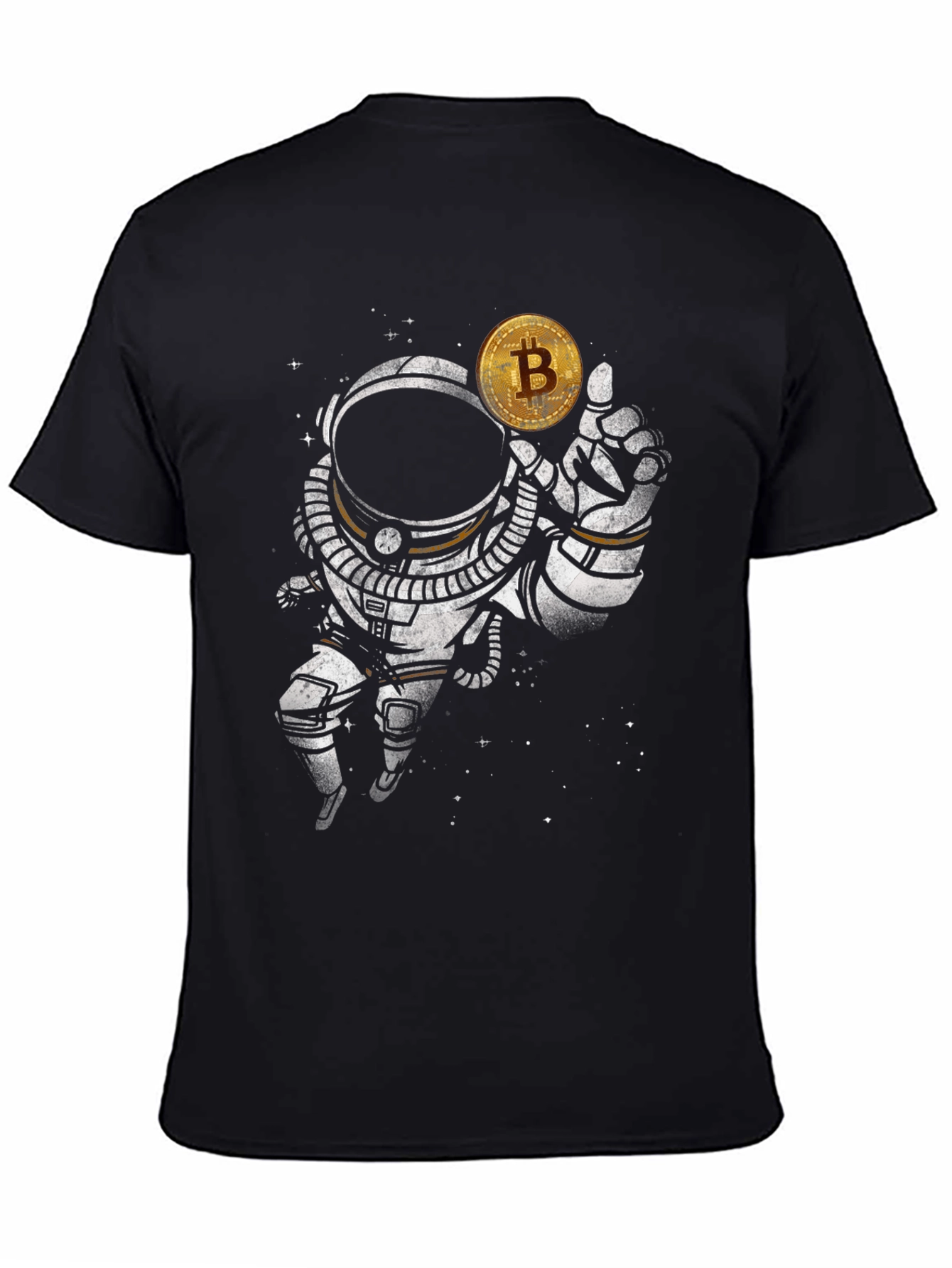 Bitcoin Astronaut T-Shirt - Crypto Space Explorer