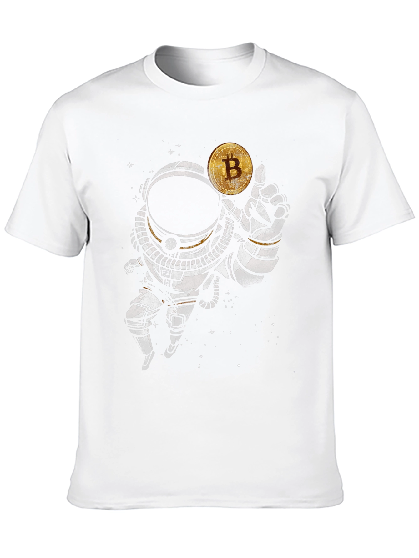 Bitcoin Astronaut T-Shirt - Crypto Space Explorer