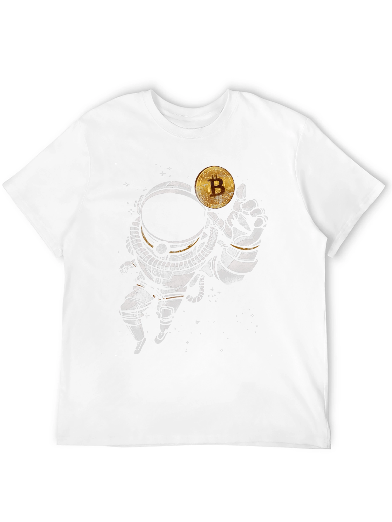 Bitcoin Astronaut T-Shirt - Crypto Space Explorer