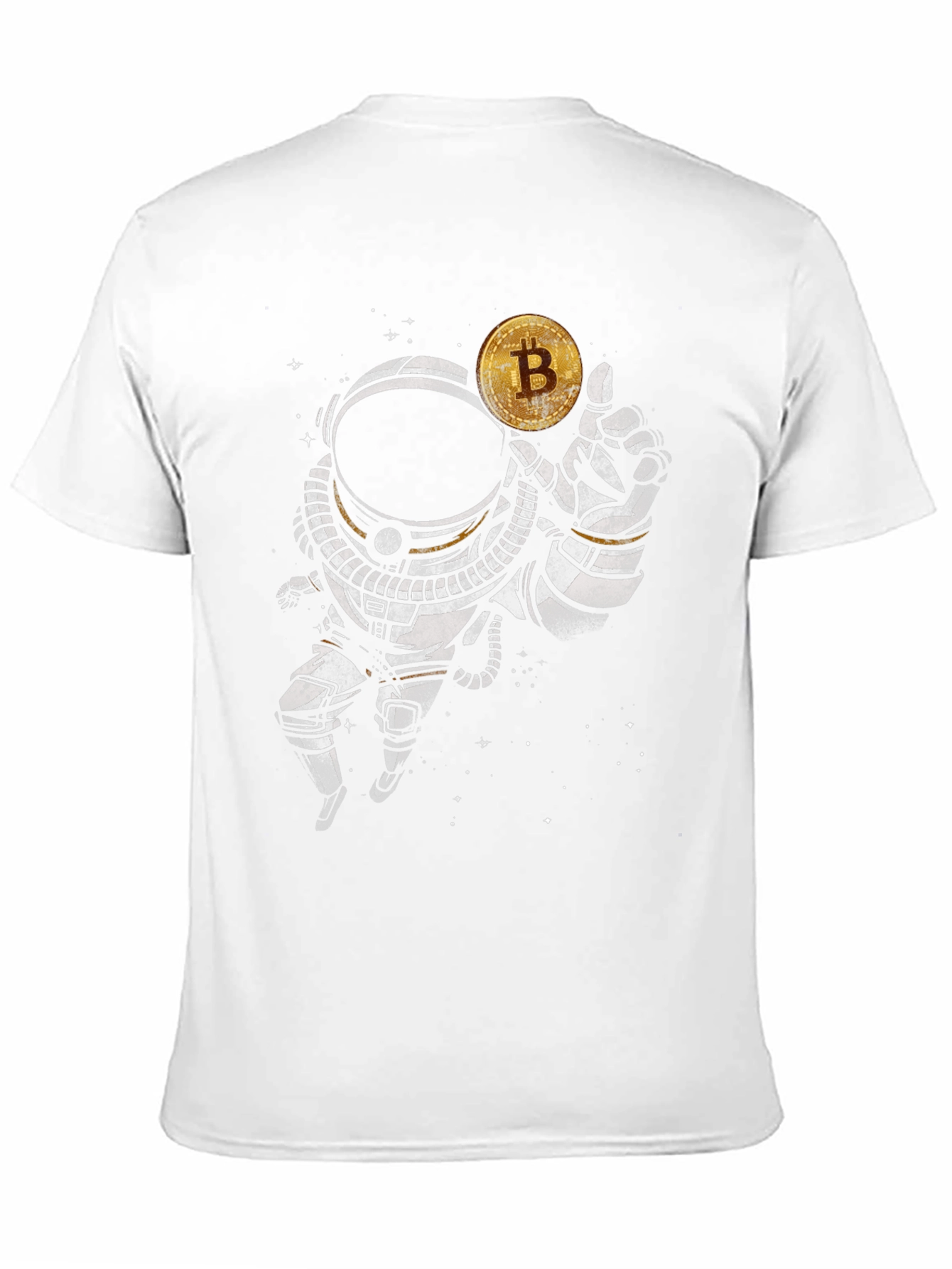 Bitcoin Astronaut T-Shirt - Crypto Space Explorer