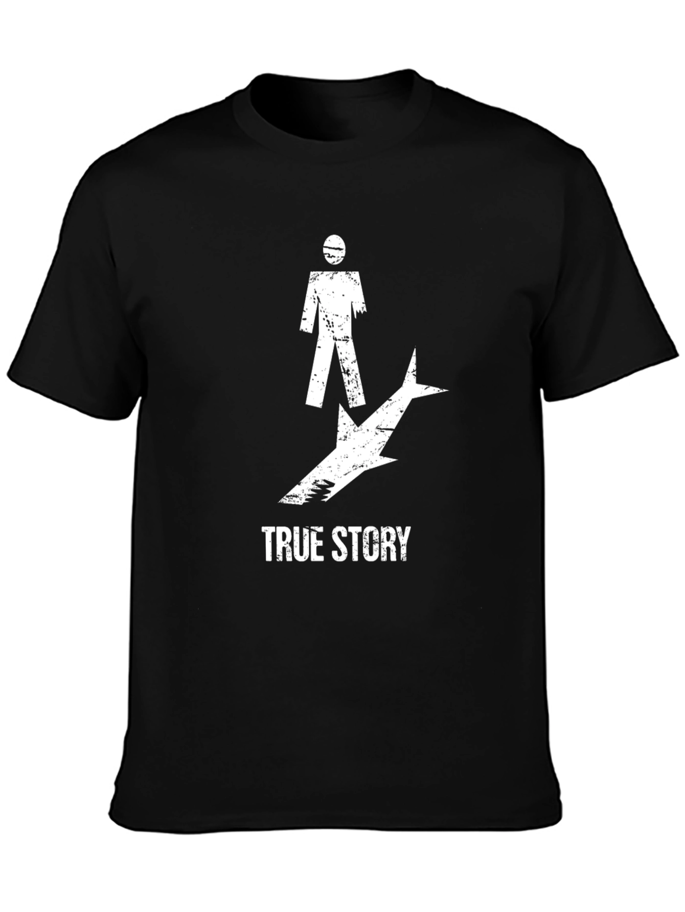 True Story Shark Attack Graphic T-Shirt