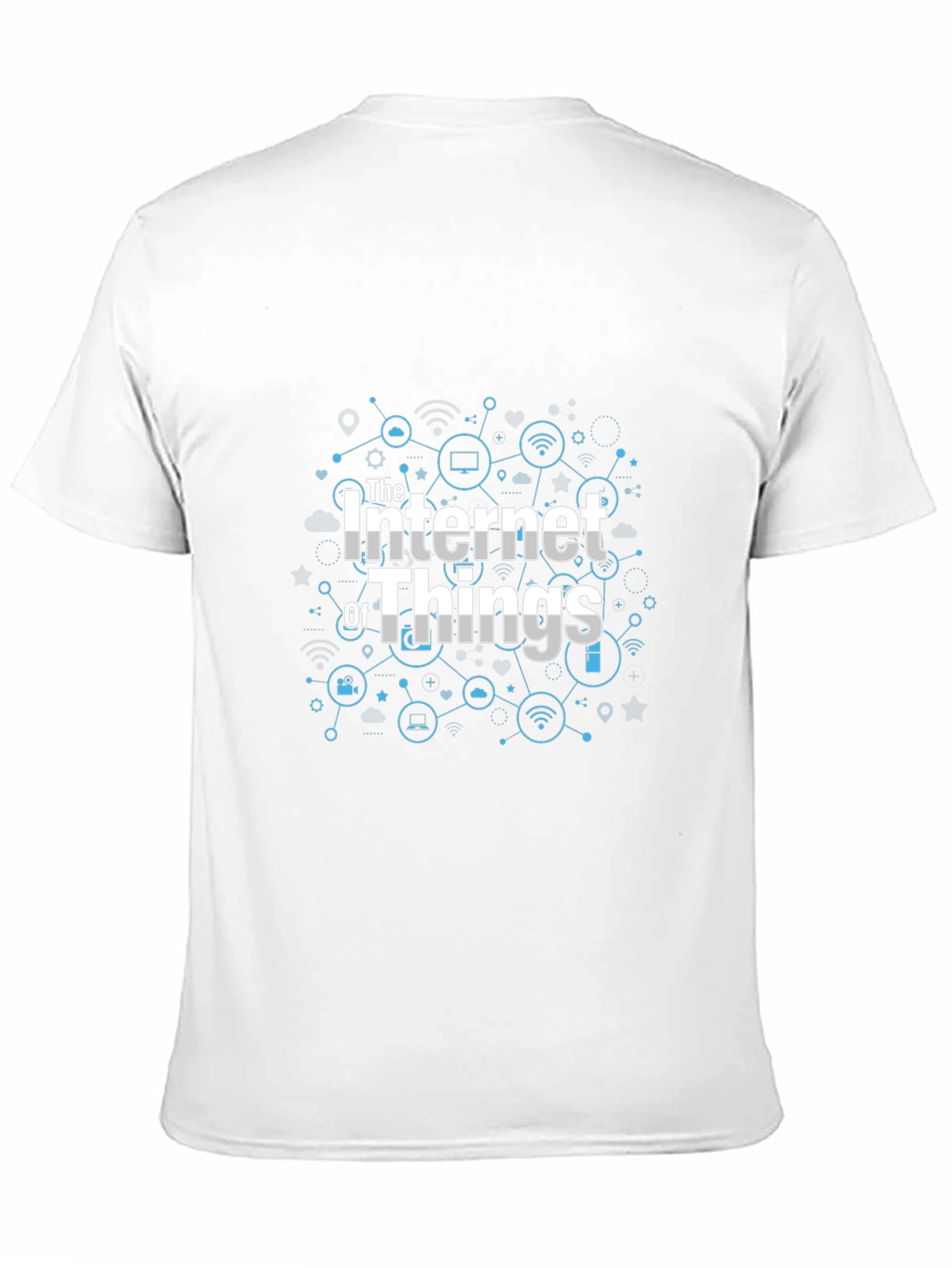 Internet of Things Graphic Tee - Black Cotton T-Shirt