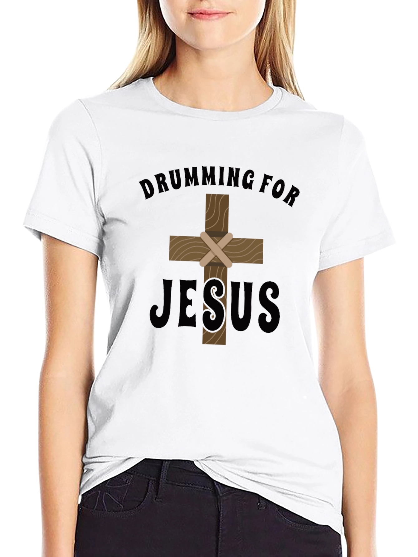 Drumming for Jesus T-Shirt - Christian Apparel