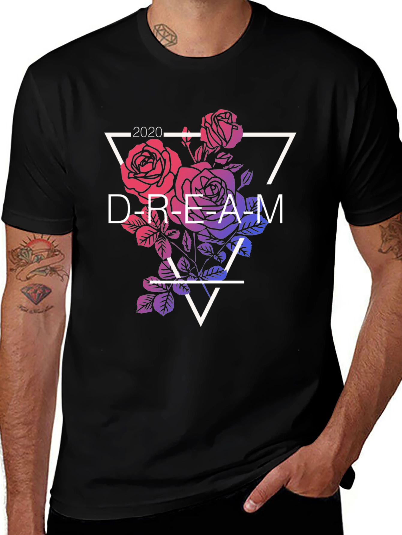Dream 2020 Rose Graphic T-Shirt