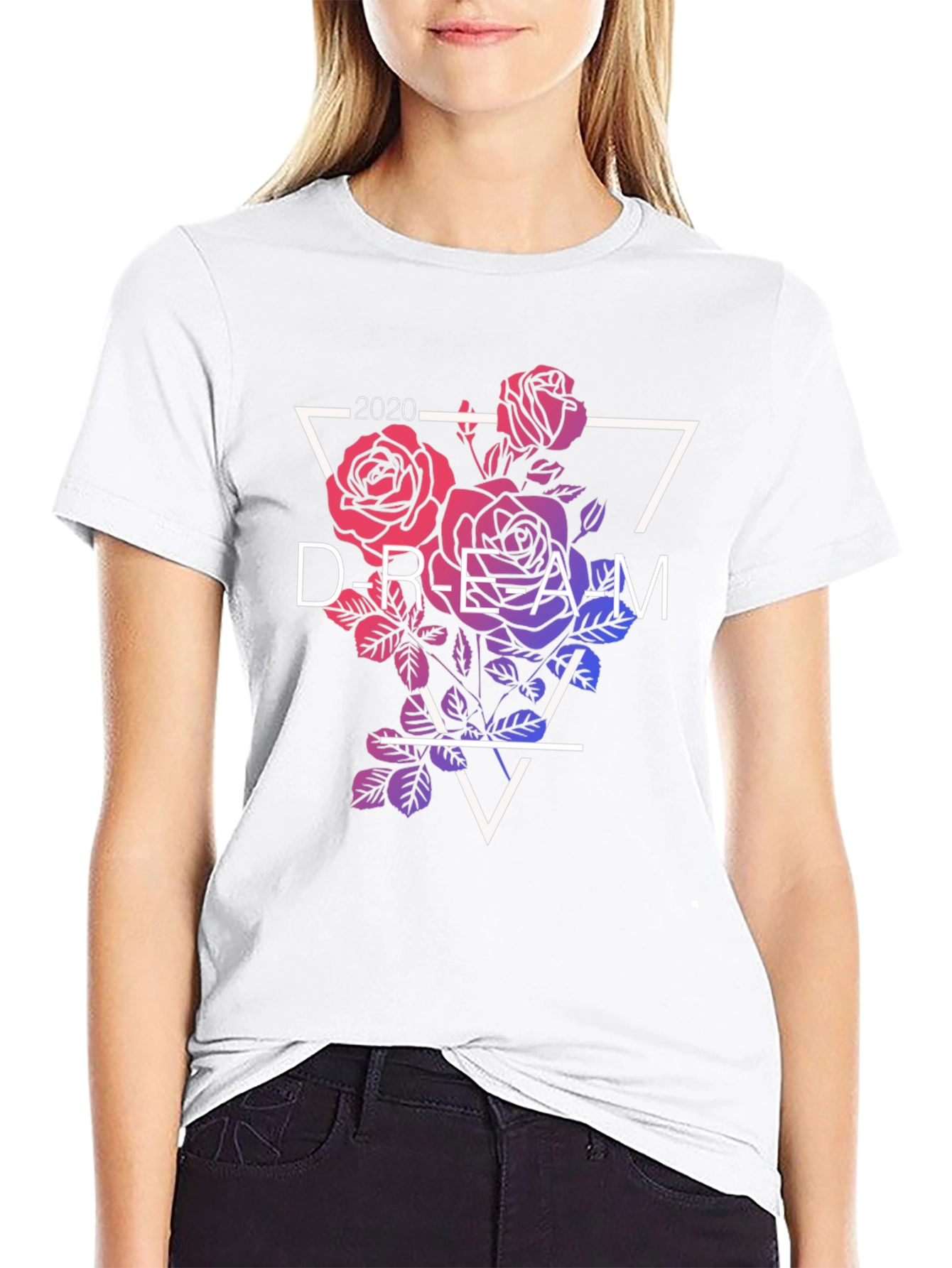 Dream 2020 Rose Graphic T-Shirt