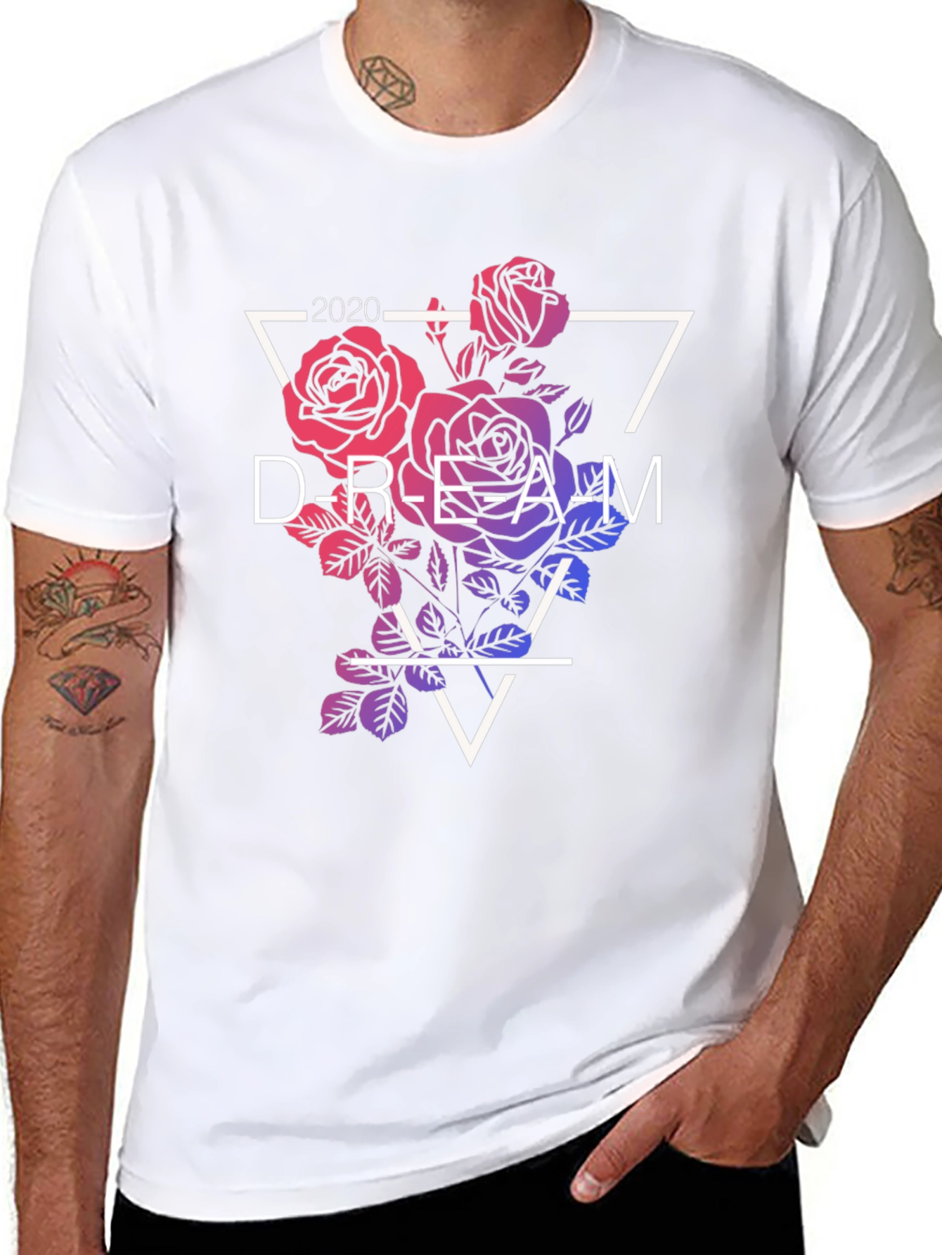 Dream 2020 Rose Graphic T-Shirt