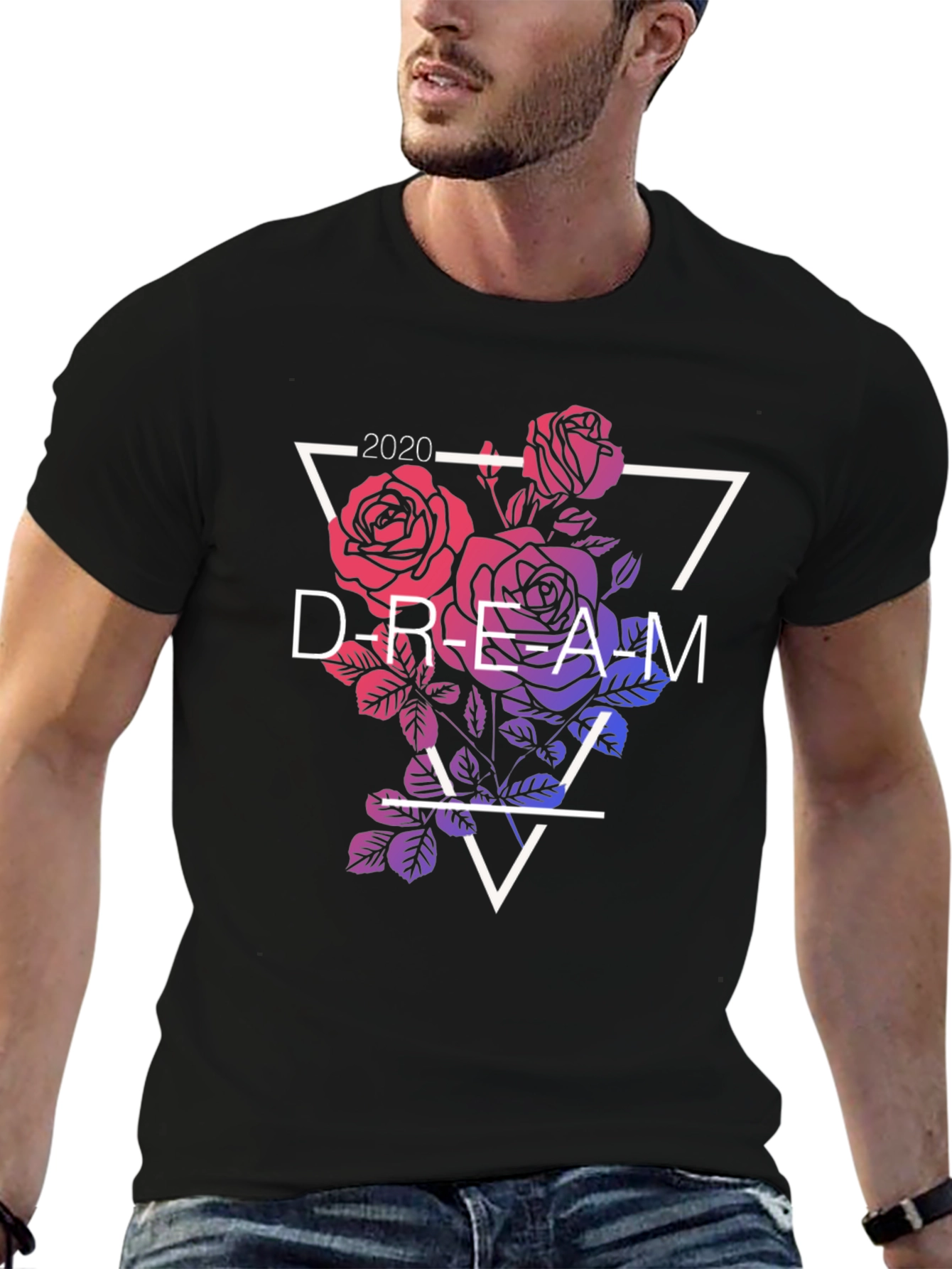 Dream 2020 Rose Graphic T-Shirt