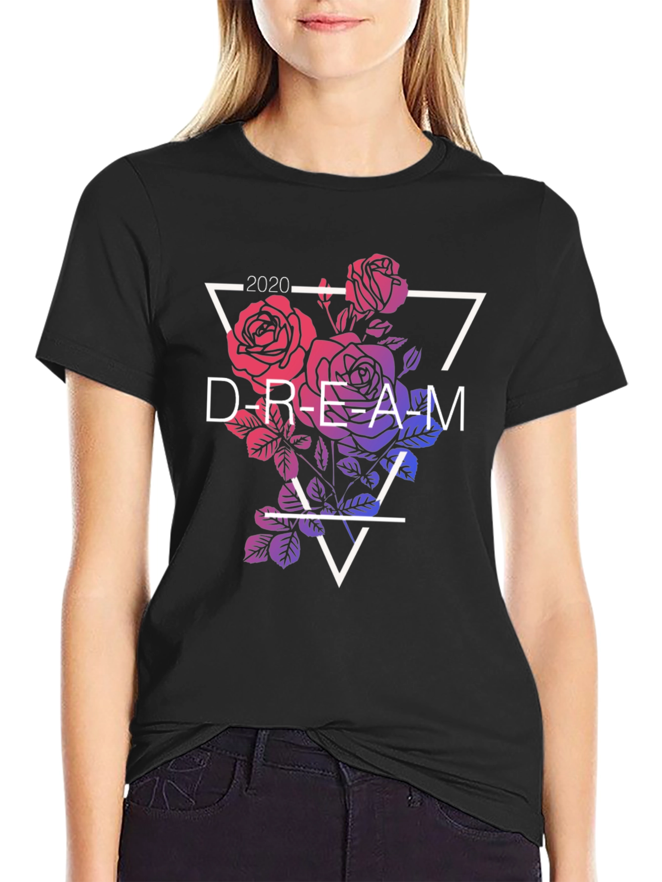 Dream 2020 Rose Graphic T-Shirt