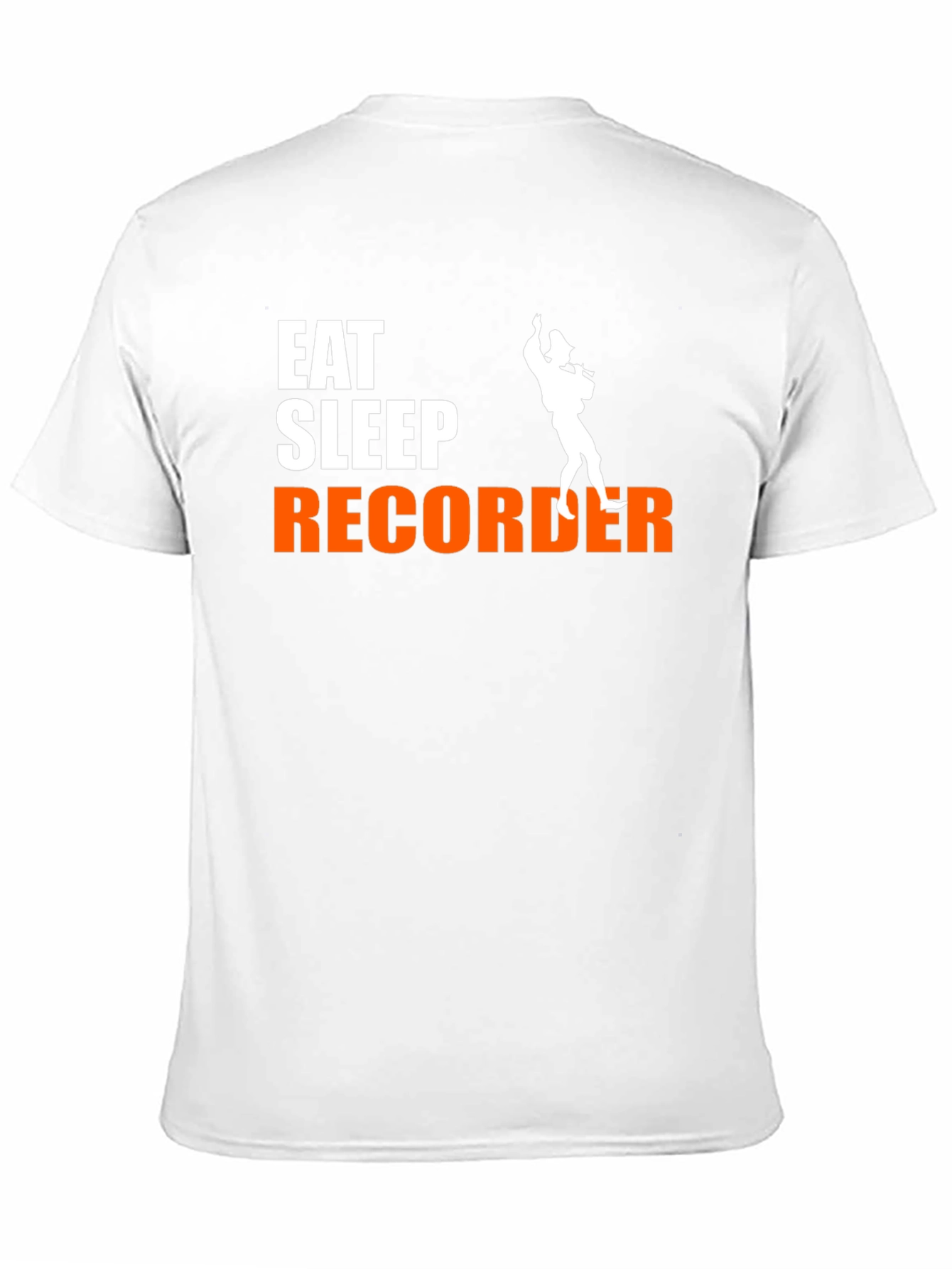 Eat Sleep Recorder Black Graphic Tee