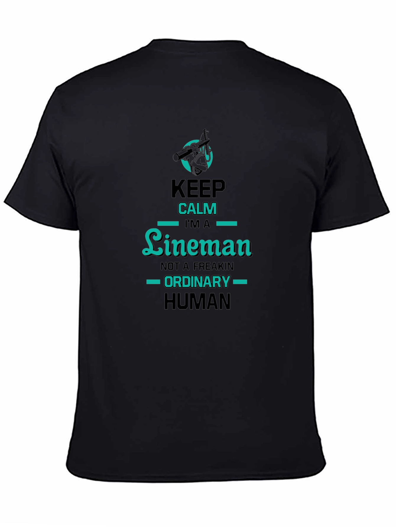 Keep Calm Lineman Graphic Tee