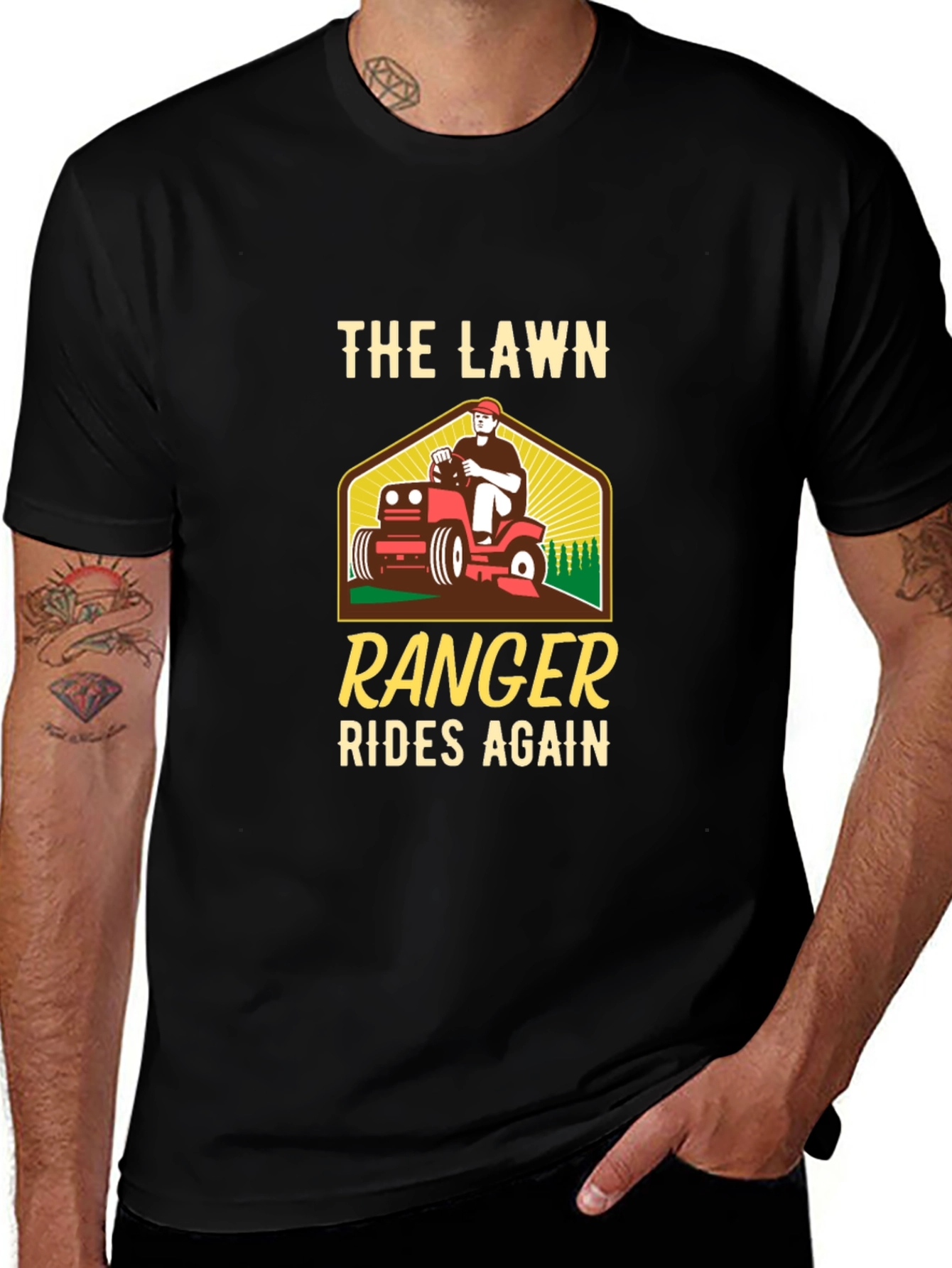 The Lawn Ranger Rides Again T-Shirt
