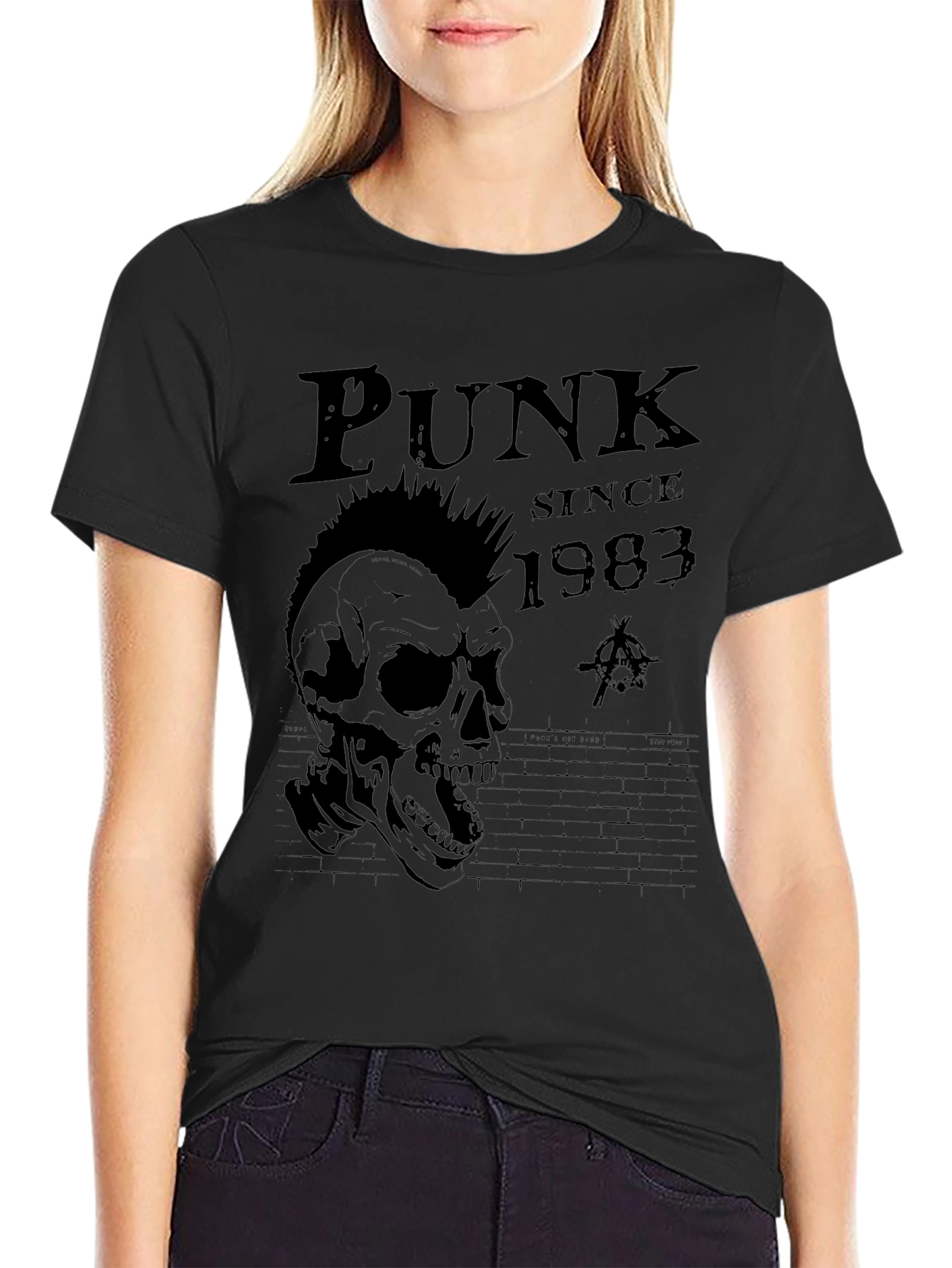 Punk Since 1983 T-Shirt - Skull Graphic Tee