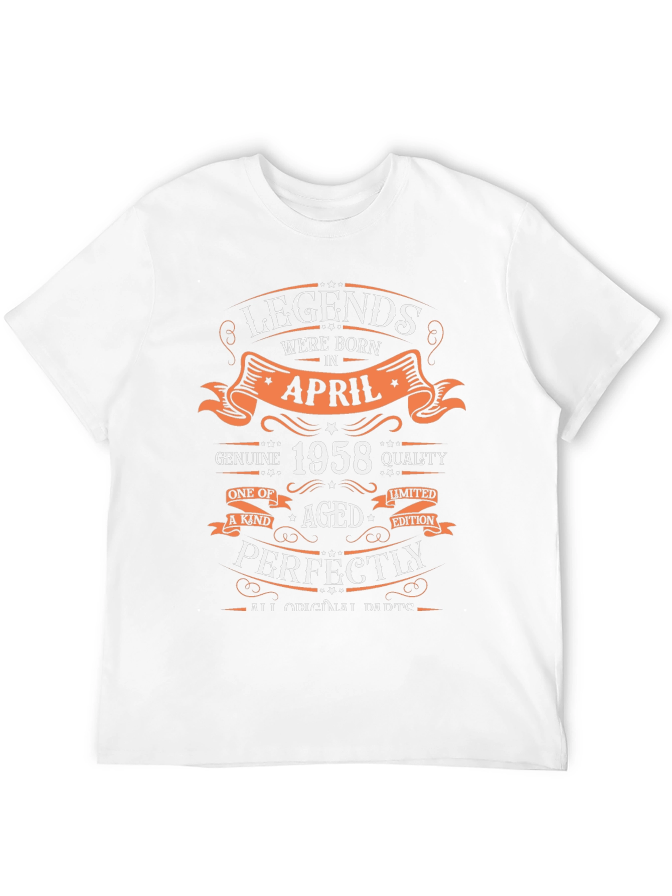Legends Born in April 1958 T-Shirt