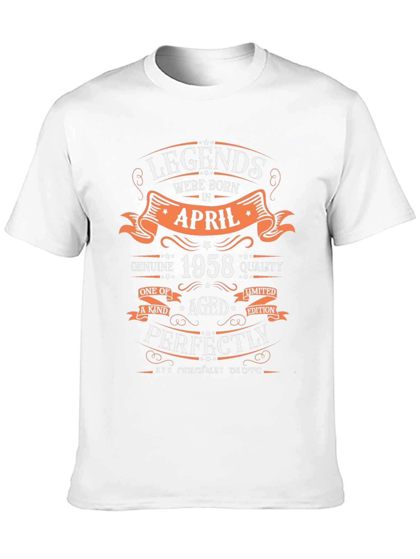 Legends Born in April 1958 T-Shirt