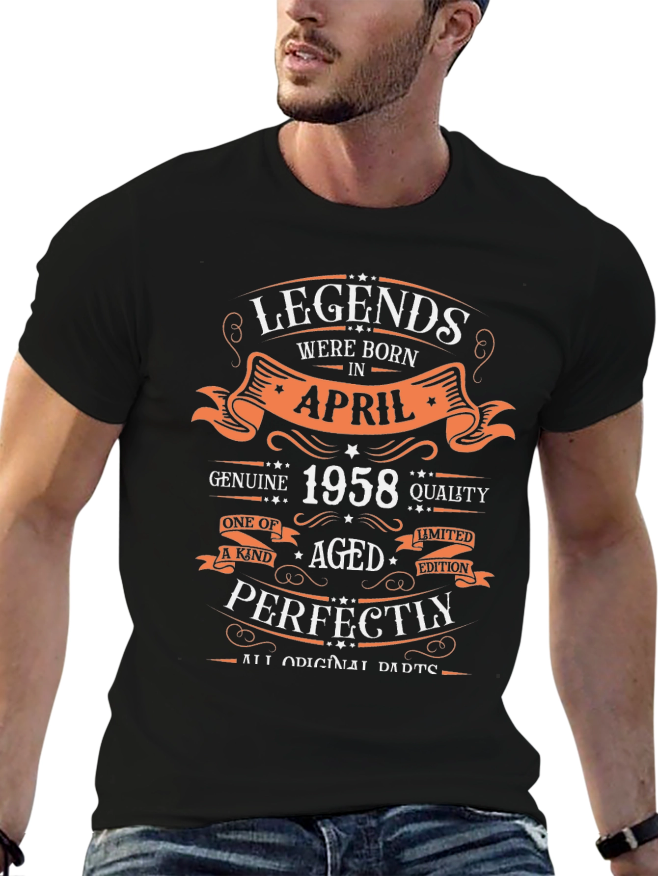 Legends Born in April 1958 T-Shirt