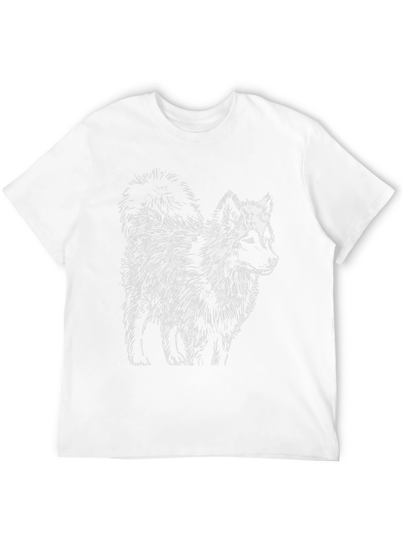 Black T-Shirt with Fox Graphic