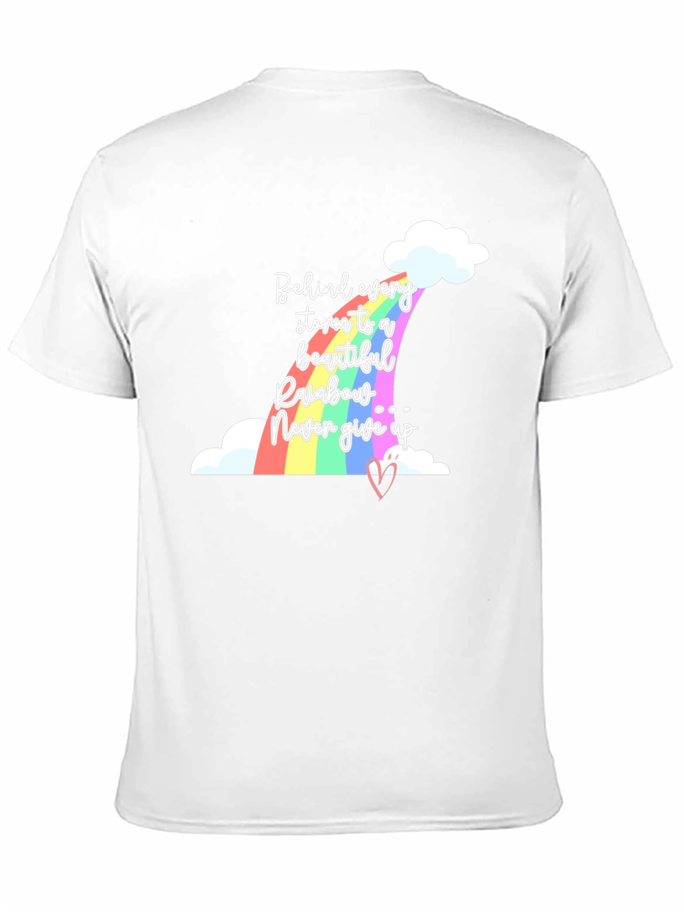 Rainbow T-Shirt - Behind Every Storm Graphic Tee