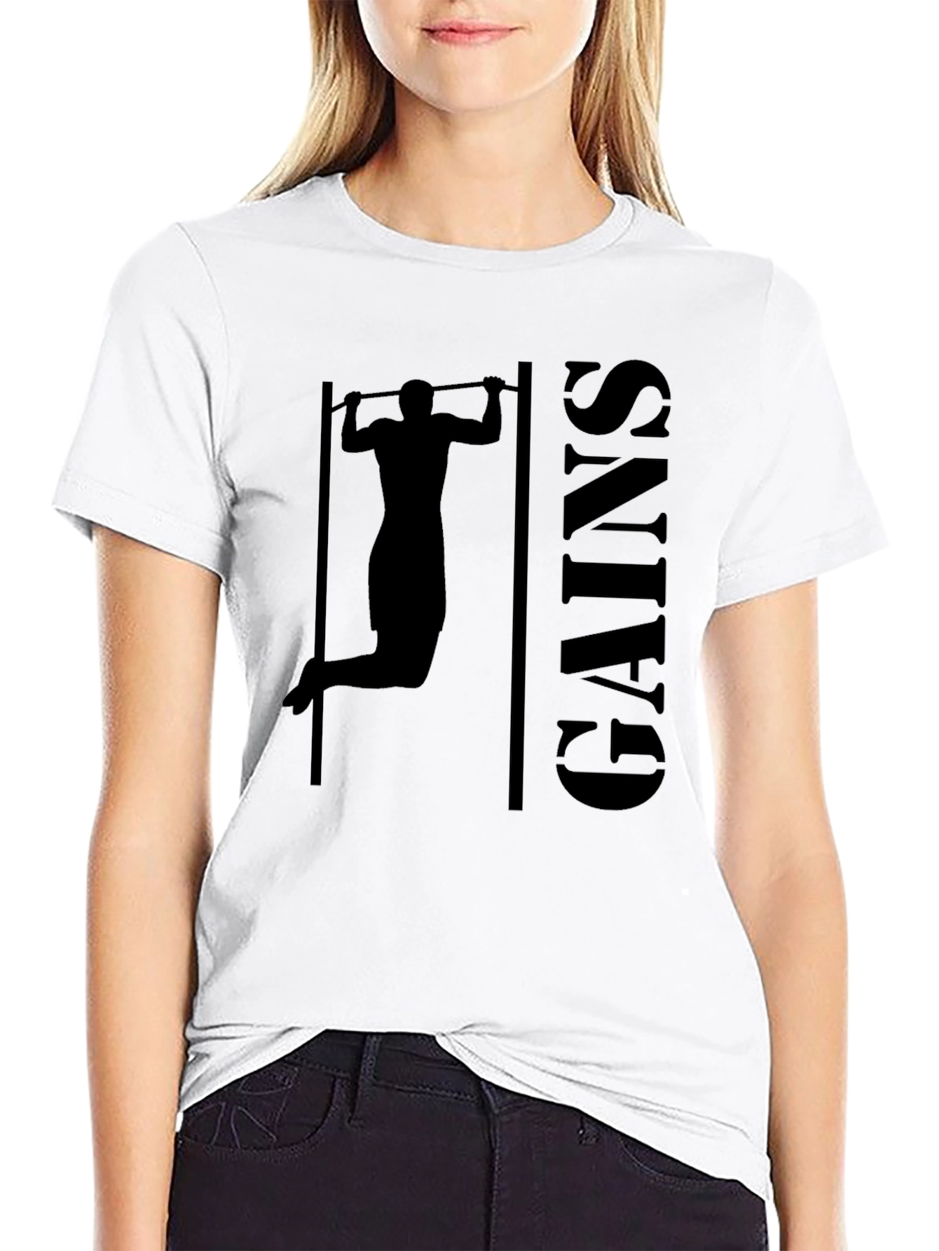 Gains Pull-Up Graphic T-Shirt