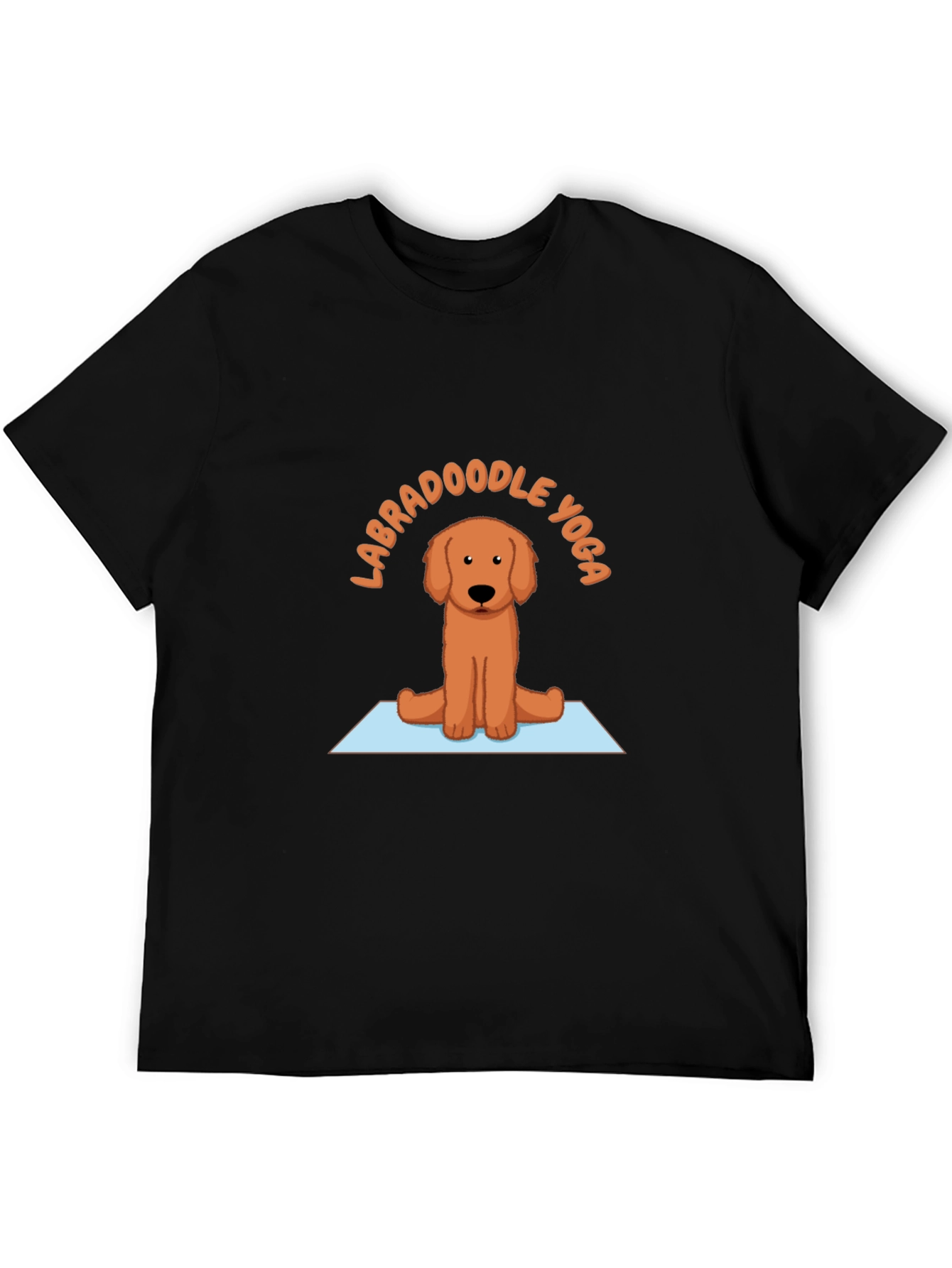Labradoodle Yoga T-Shirt - Meditating Dog Tee