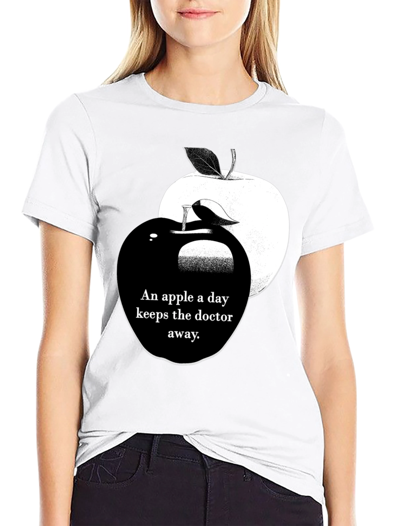 Apple a Day T-Shirt: Doctor Away Graphic Tee