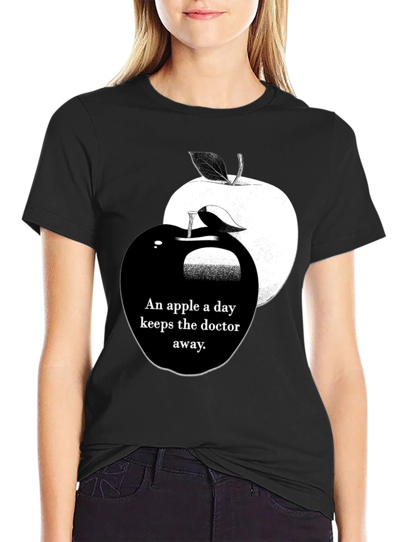 Apple a Day T-Shirt: Doctor Away Graphic Tee