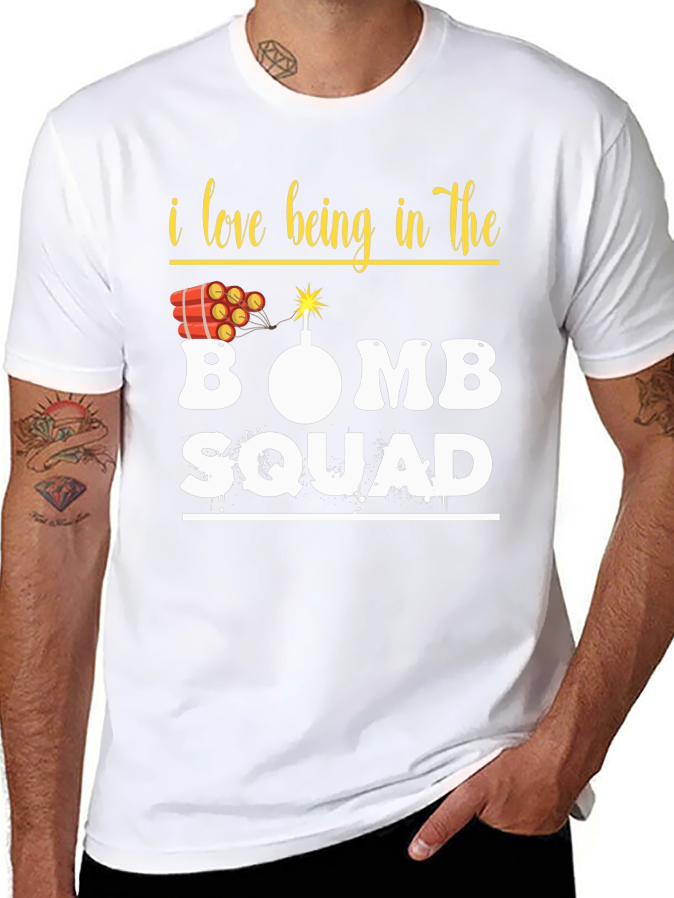 Bomb Squad Graphic Tee - Explosive Humor T-Shirt
