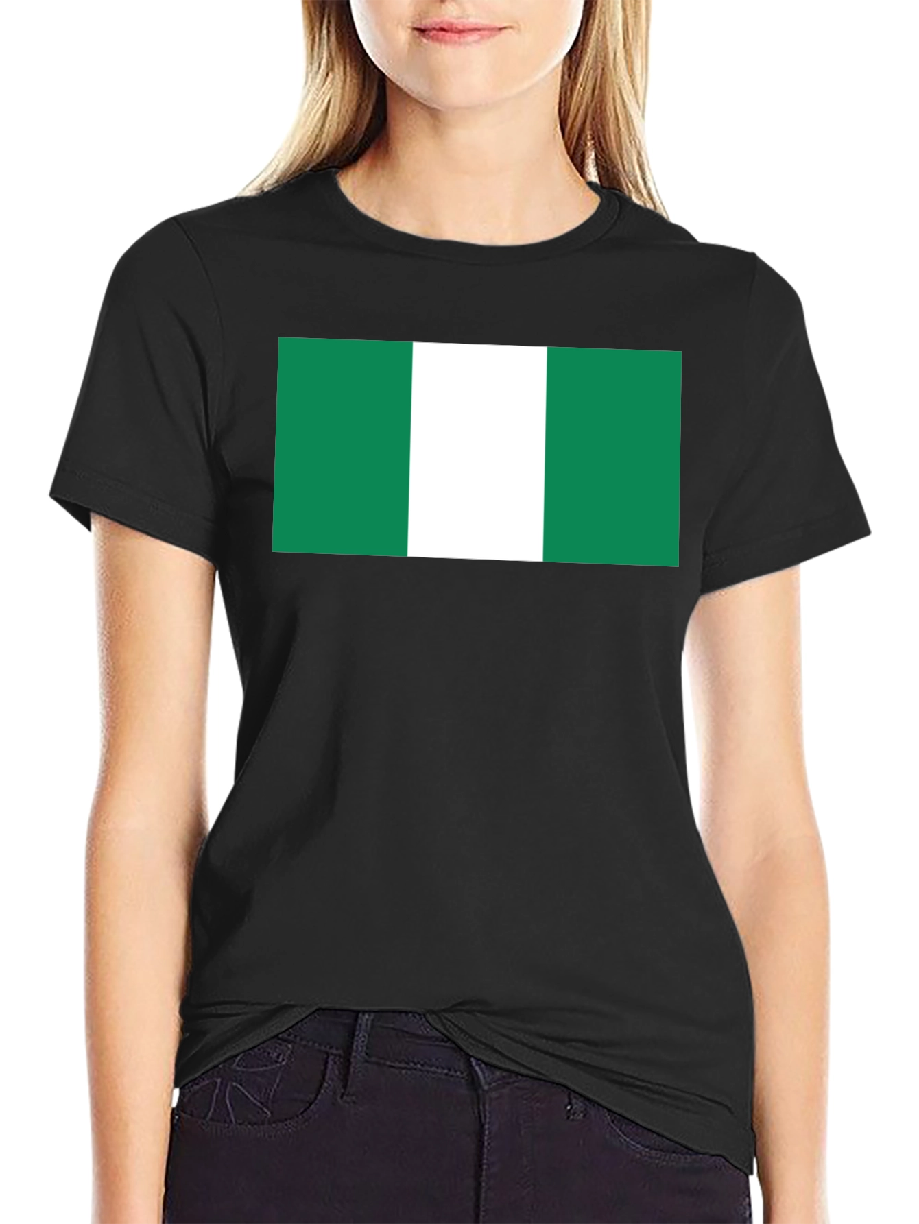 Nigeria Flag T-Shirt - Green & White Pride Tee