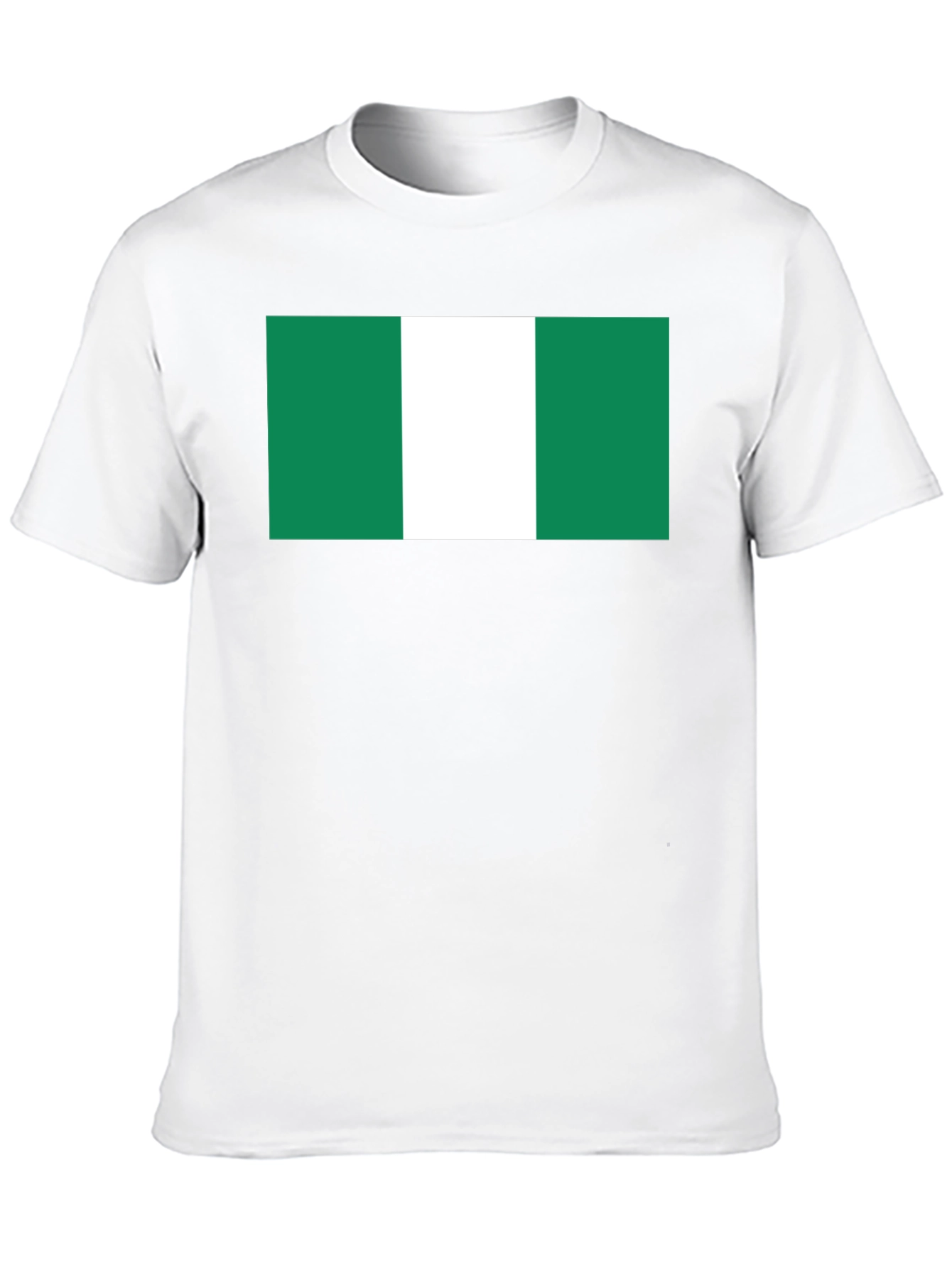 Nigeria Flag T-Shirt - Green & White Pride Tee