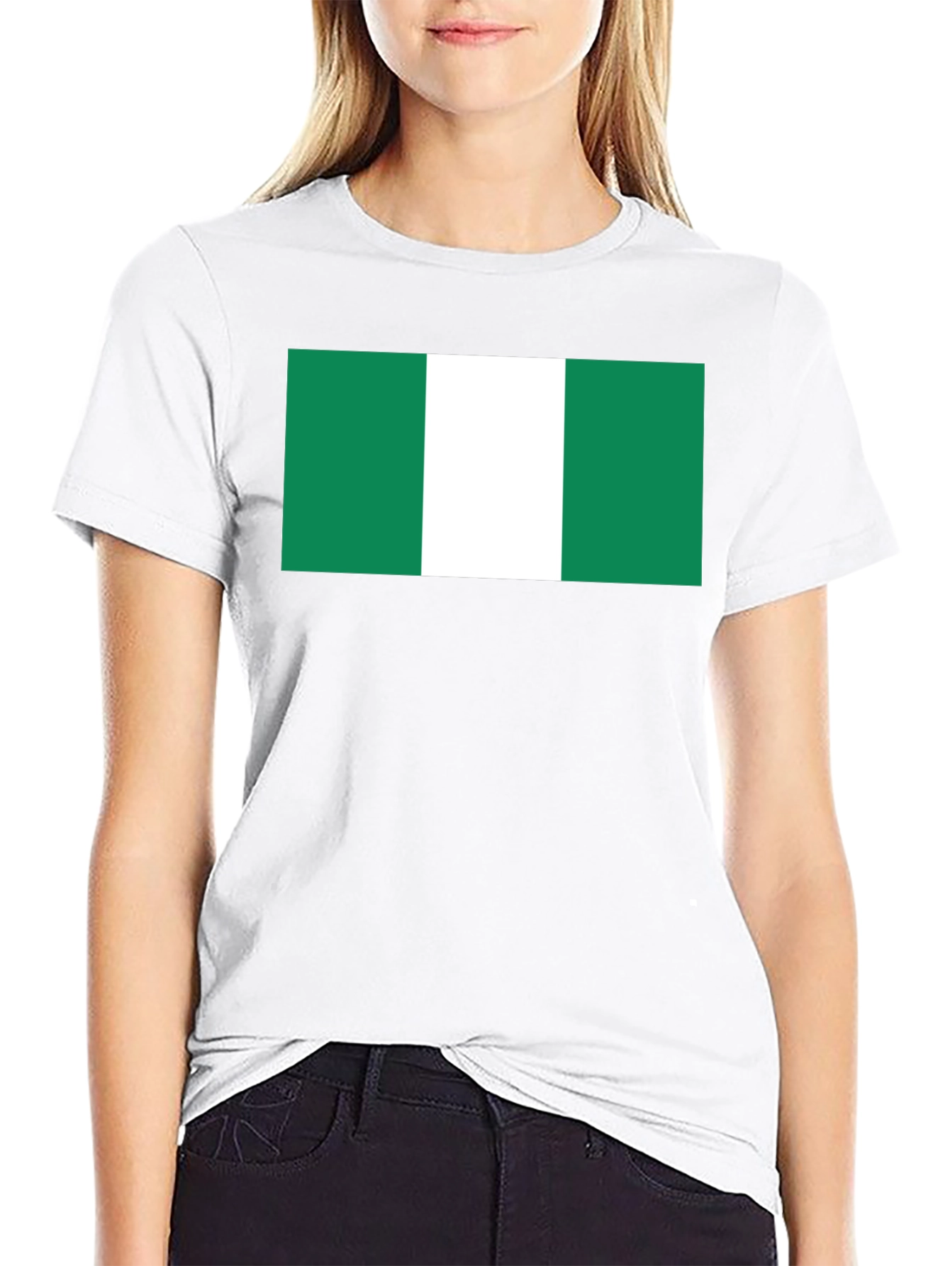 Nigeria Flag T-Shirt - Green & White Pride Tee