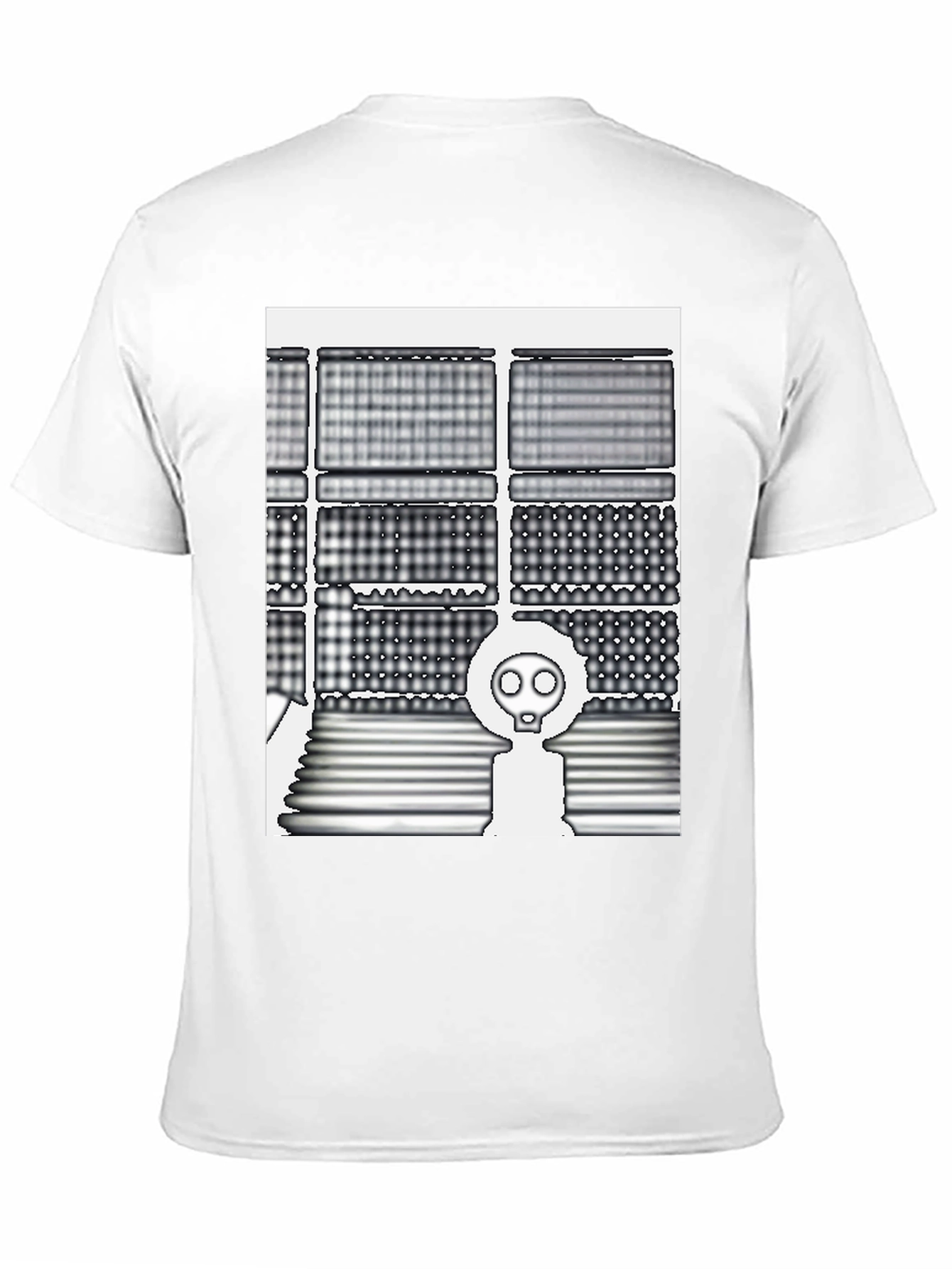 Trendy Graphic Tee - Gas Mask Design