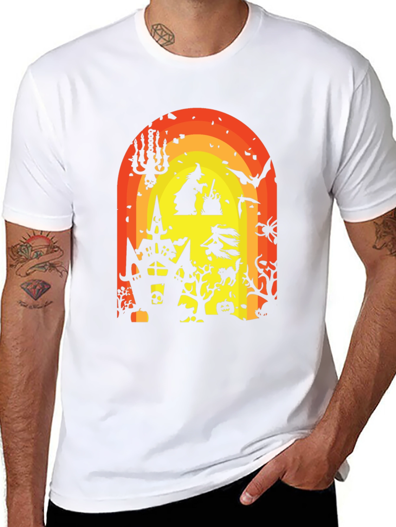 Halloween Graphic Tee - Spooky Season Style!