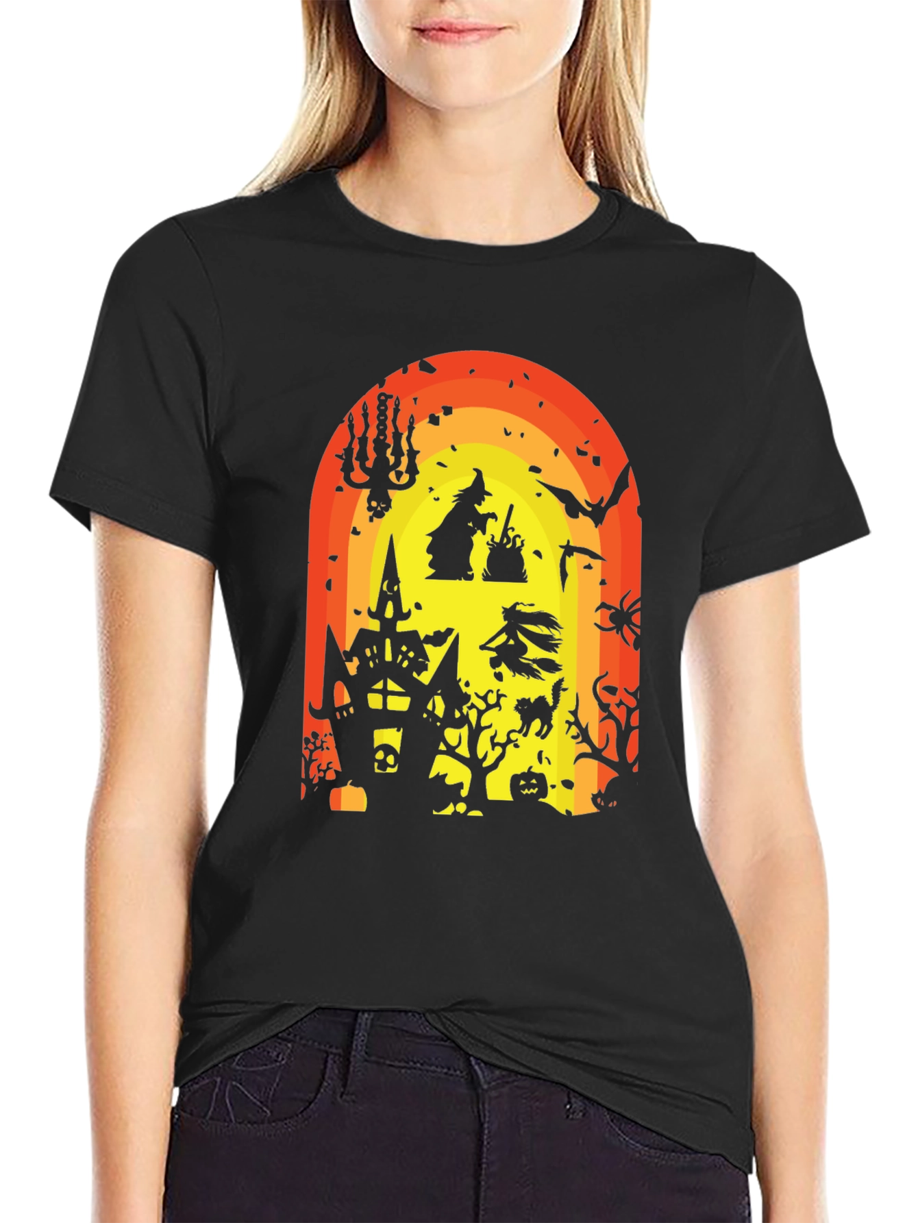 Halloween Graphic Tee - Spooky Season Style!