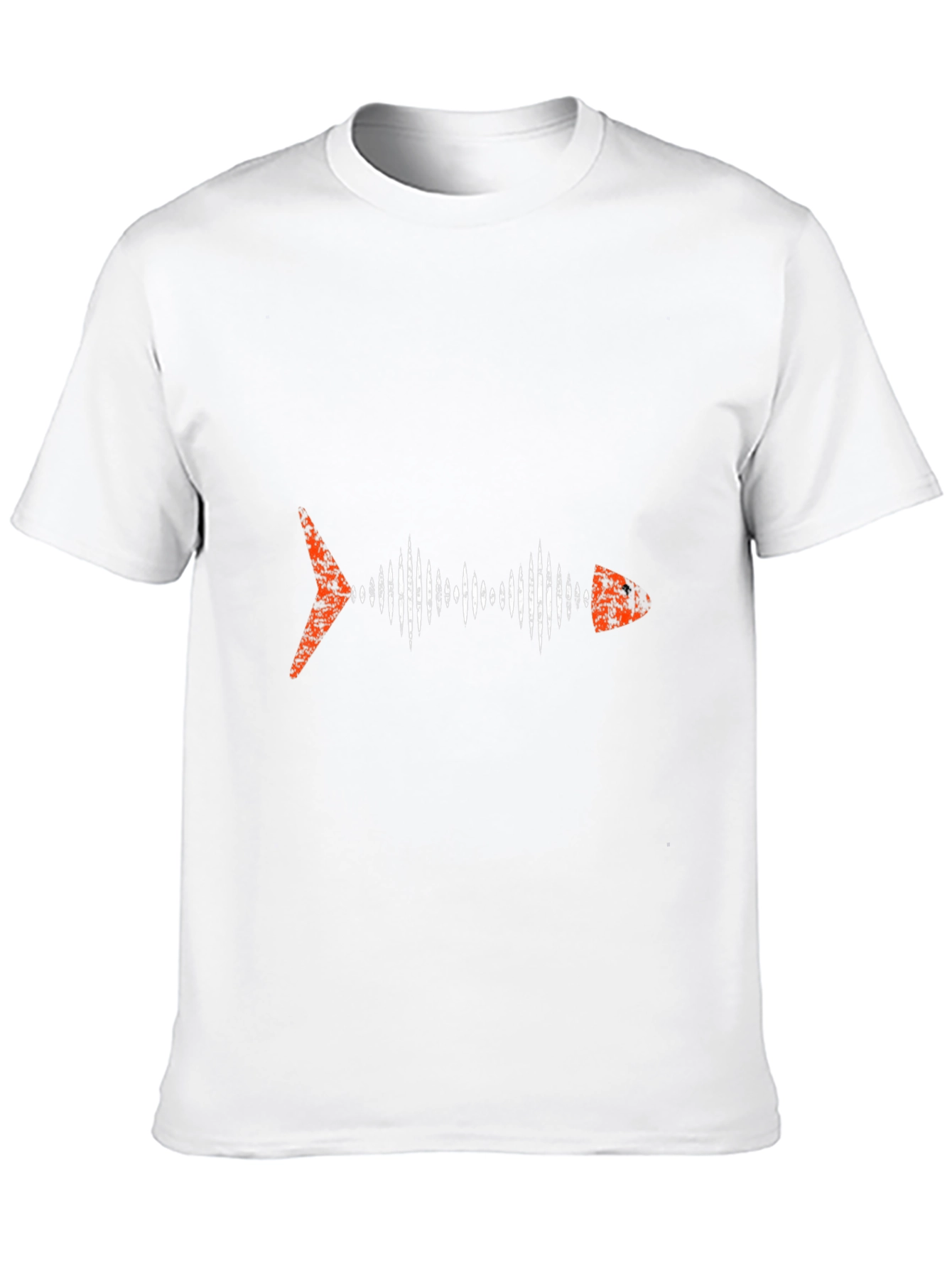Cool Fishbone Graphic Black T-Shirt