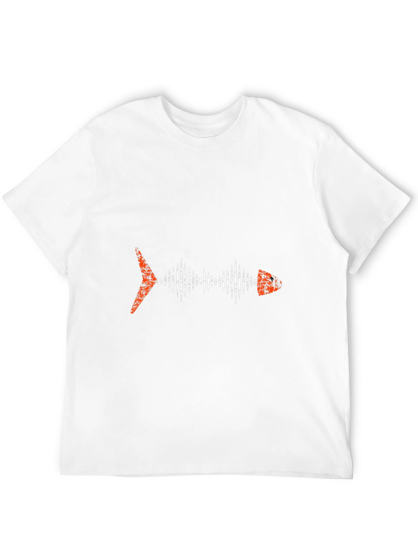 Cool Fishbone Graphic Black T-Shirt