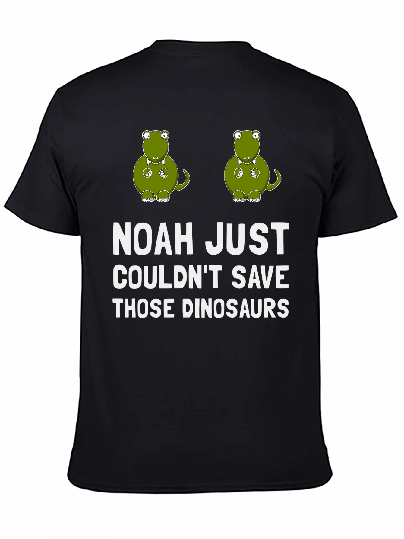 Funny Dinosaur T-Shirt - Noahs Ark Humor Tee