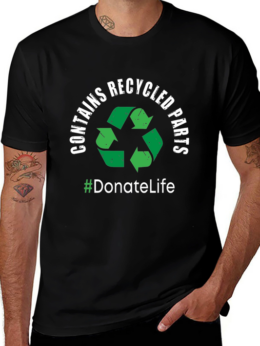 Donate Life Recycled Parts Graphic T-Shirt