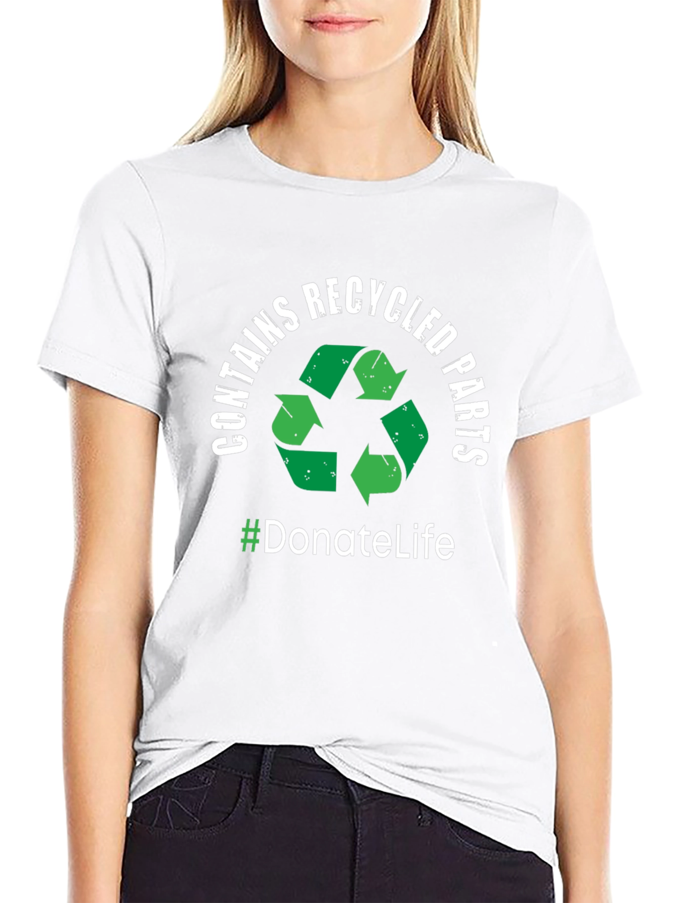 Donate Life Recycled Parts Graphic T-Shirt