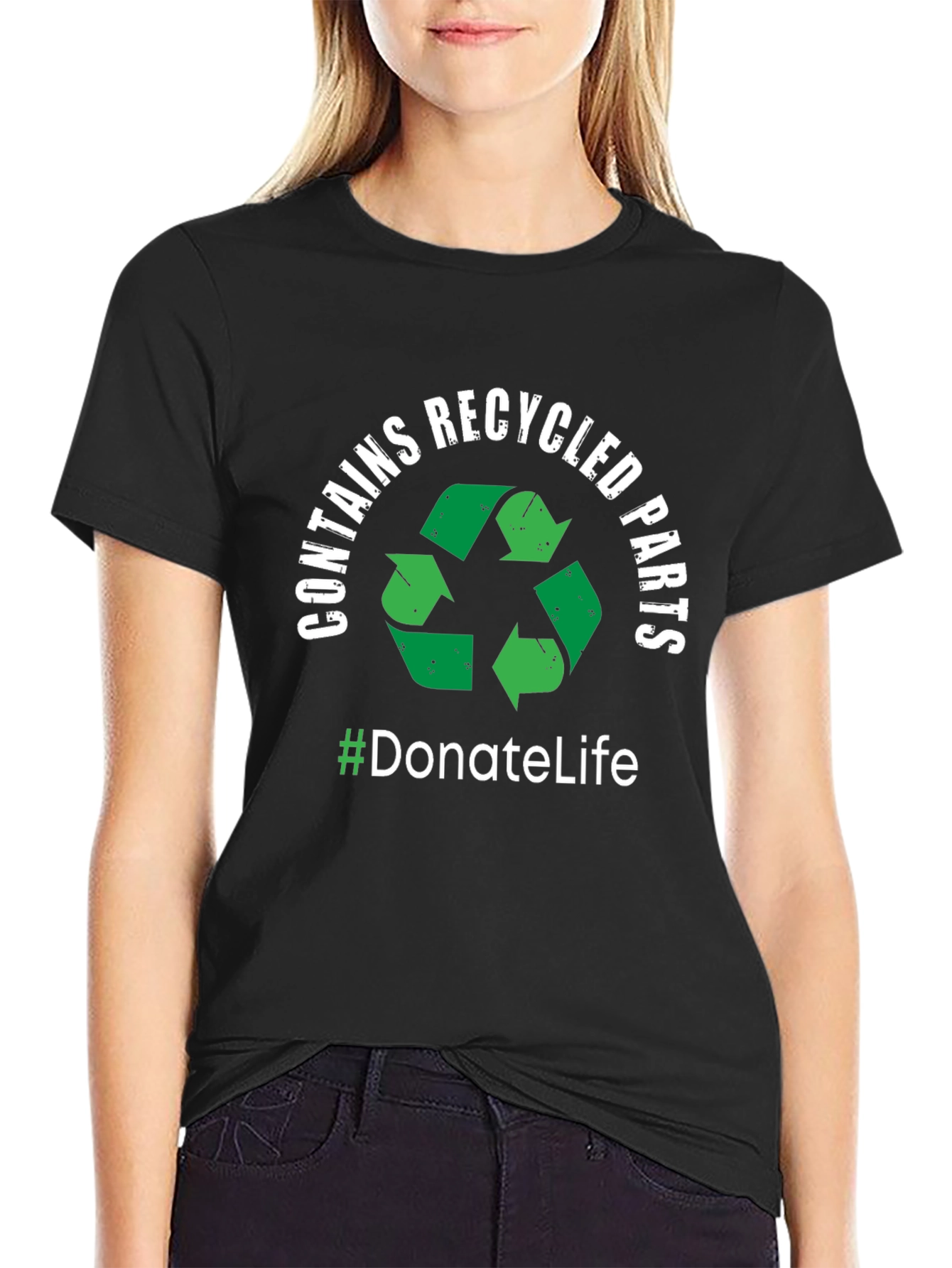 Donate Life Recycled Parts Graphic T-Shirt
