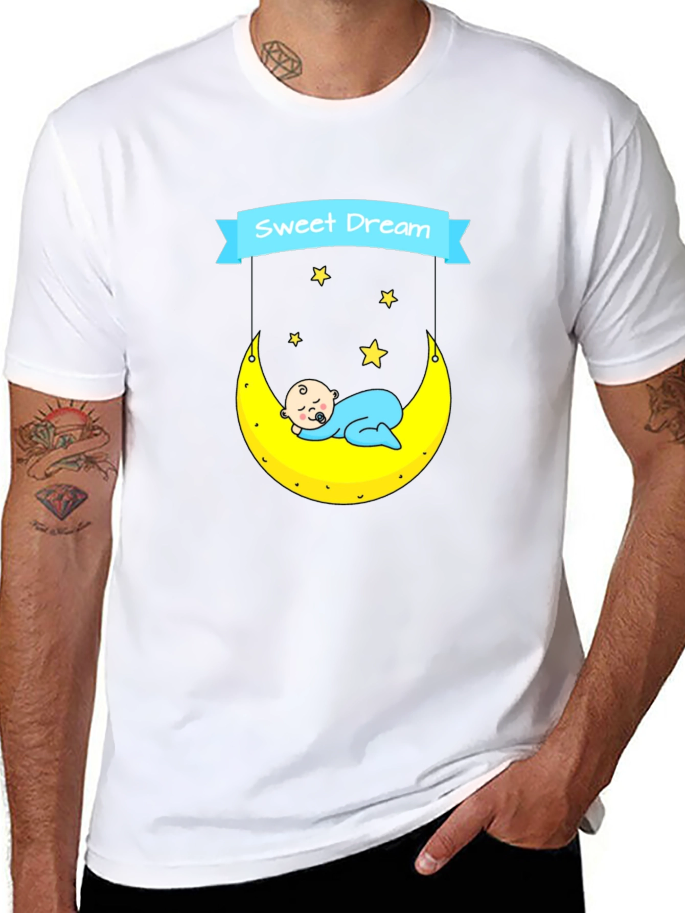 Sweet Dream Baby Moon Graphic T-Shirt