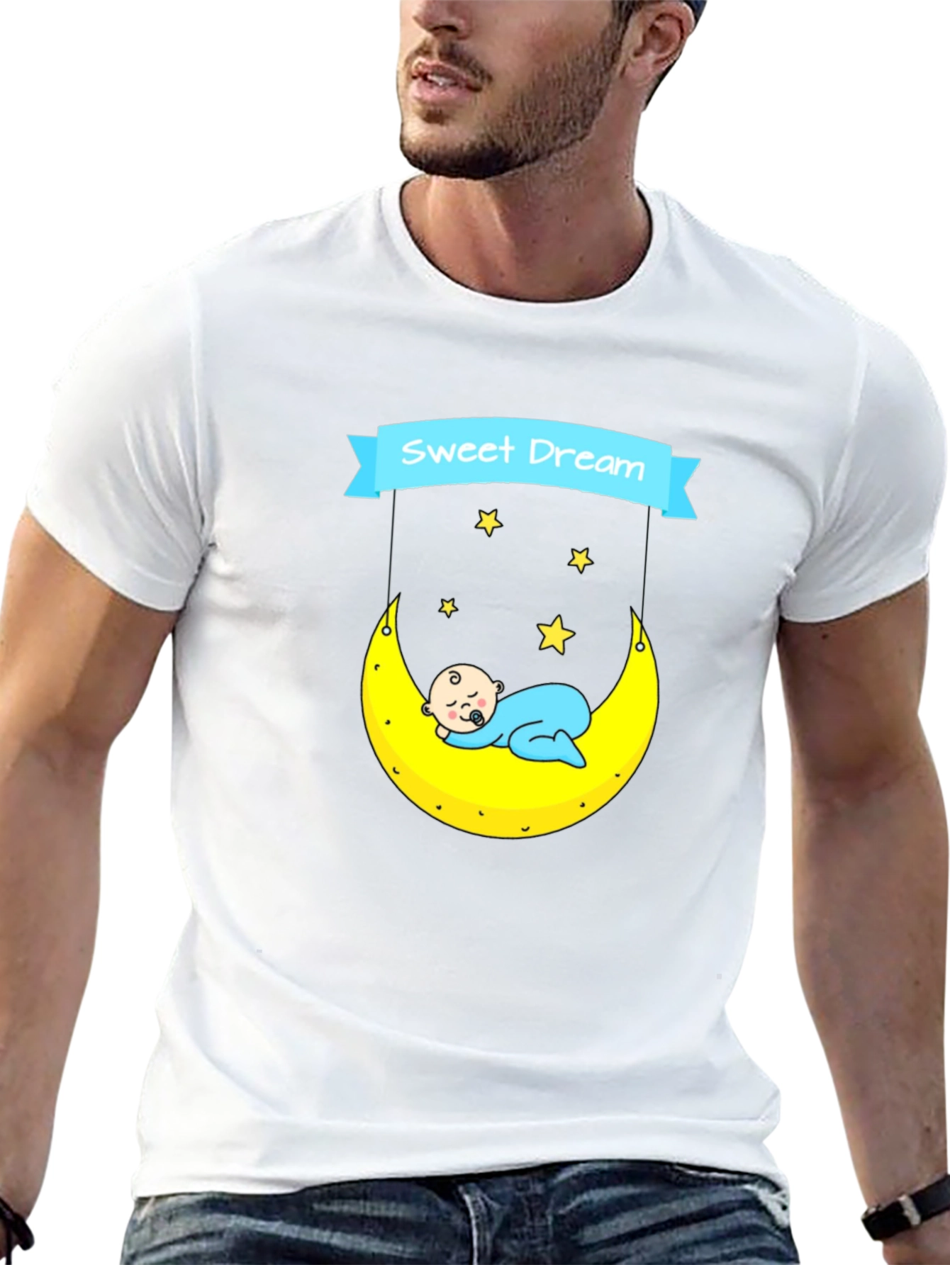 Sweet Dream Baby Moon Graphic T-Shirt