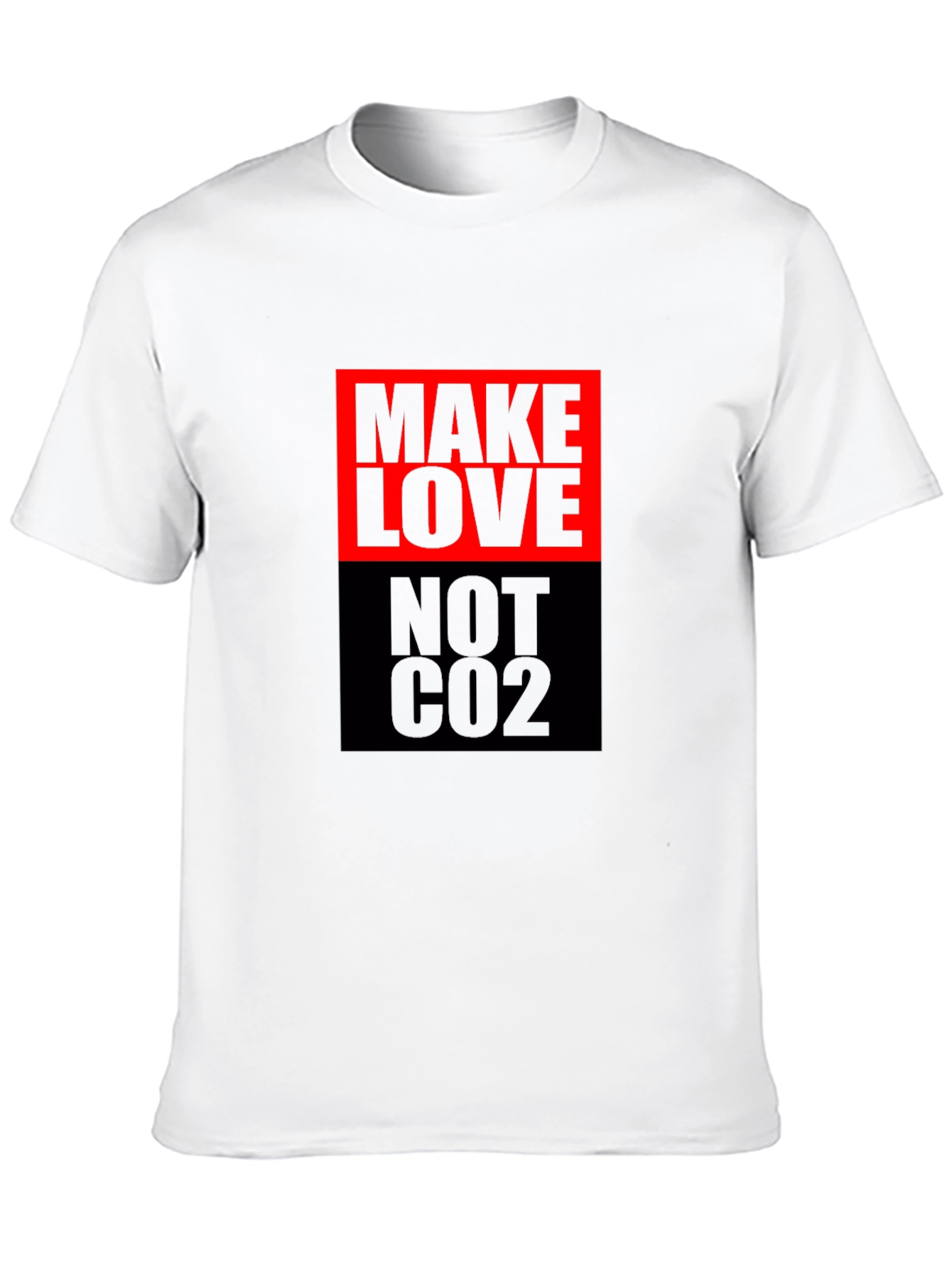 Make Love Not CO2 Graphic T-Shirt