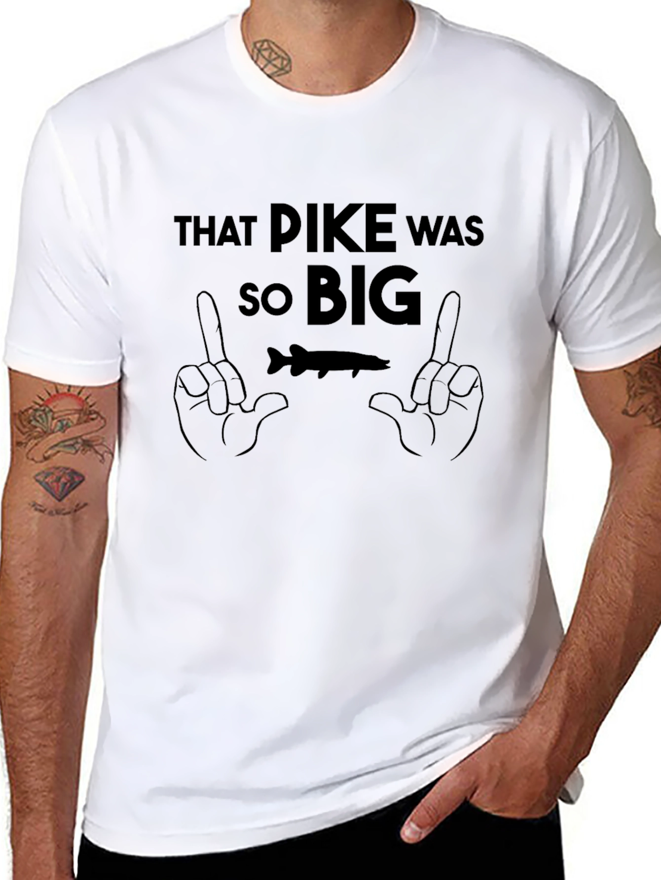 That Pike Was So Big Black T-Shirt