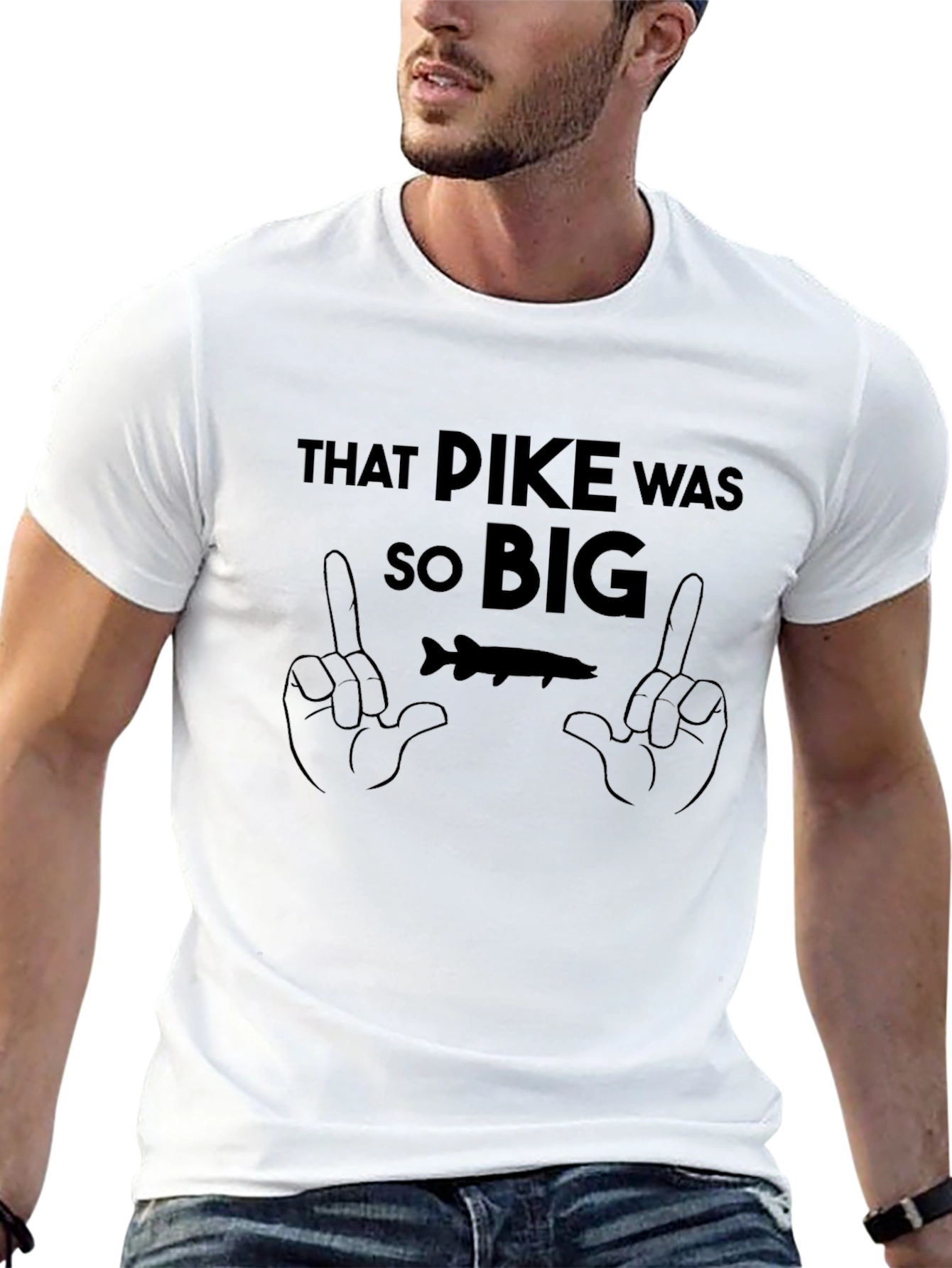 That Pike Was So Big Black T-Shirt