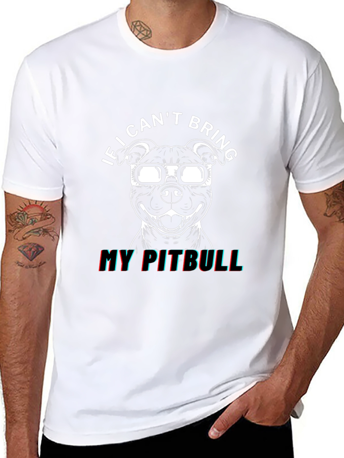 Cool Pitbull T-Shirt: If I Cant Bring My Pitbull!