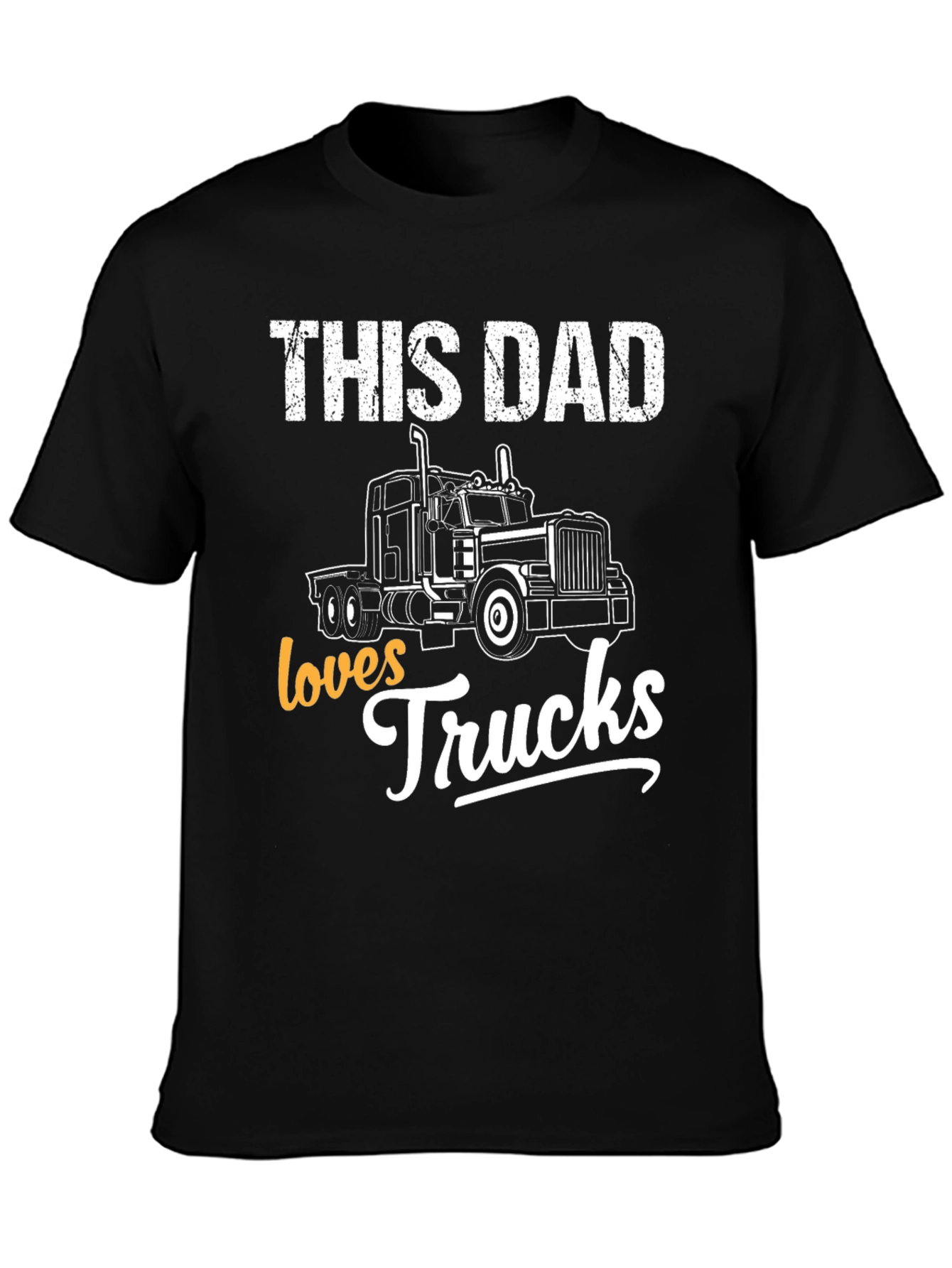 This Dad Loves Trucks T-Shirt - Fathers Day Gift