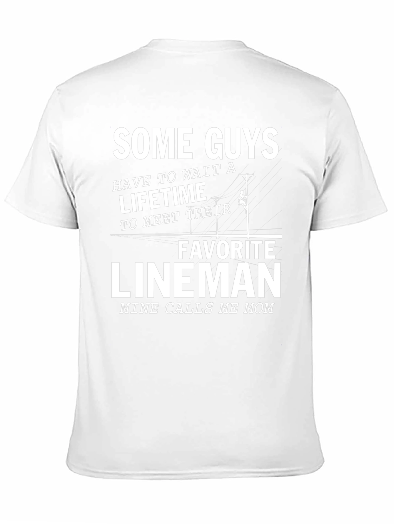 Lineman Mom T-Shirt - Gift for Linemans Mother