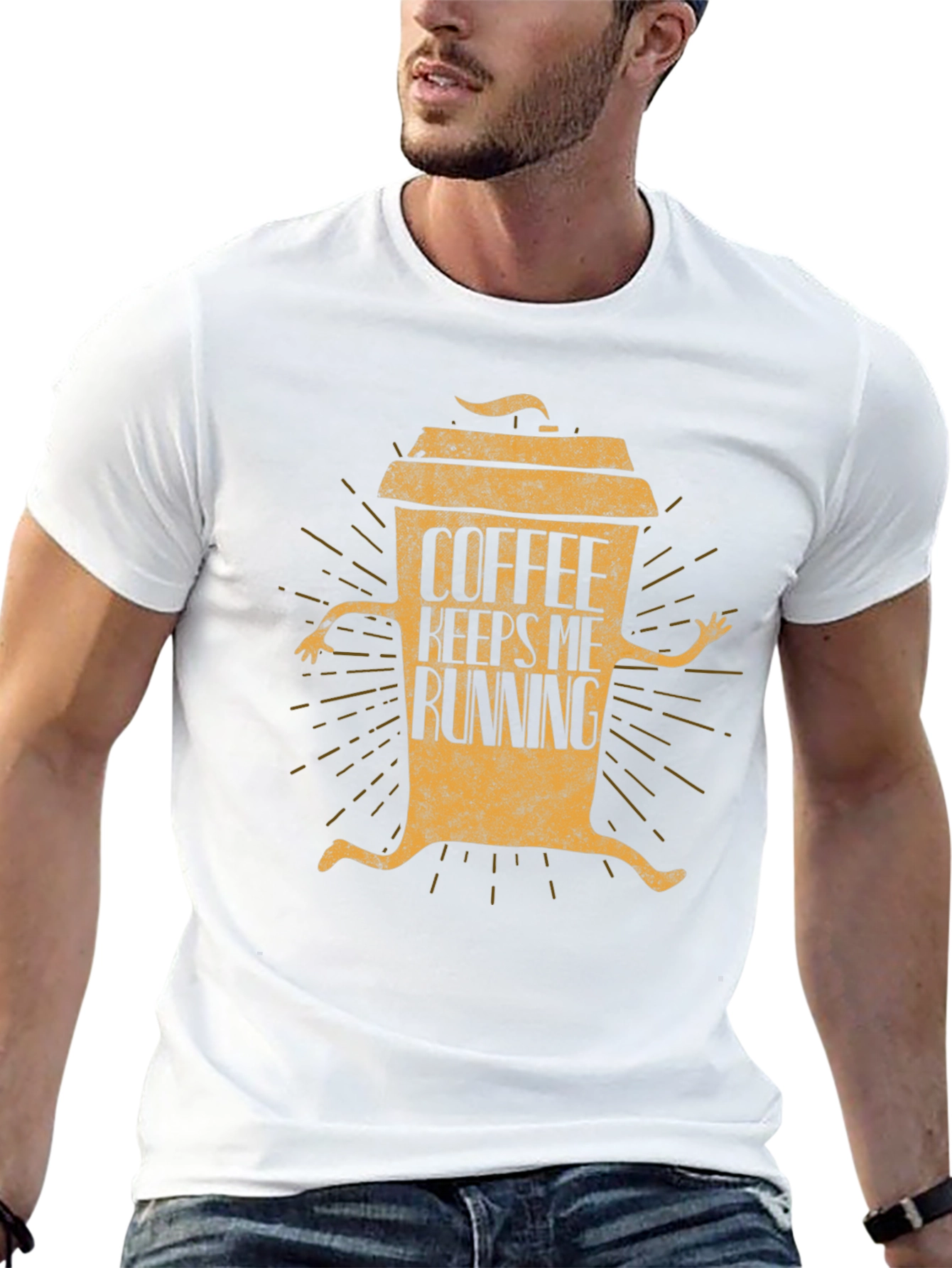 Coffee Keeps Me Running Graphic T-Shirt