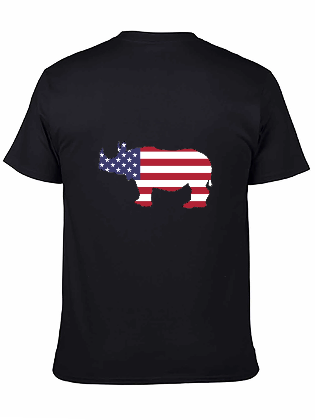 American Rhino T-Shirt - Patriotic Design