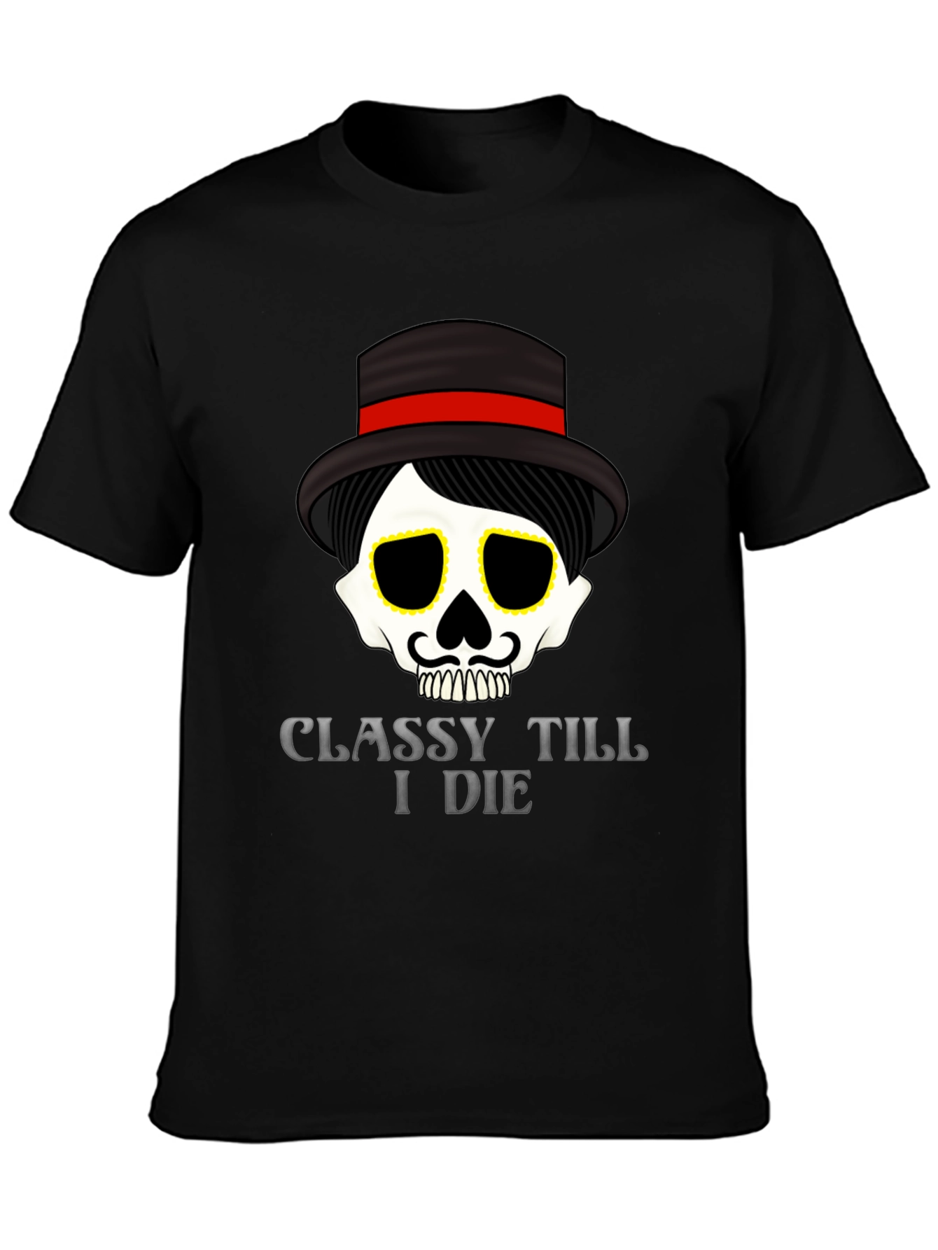 Classy Till I Die Graphic Tee - Black